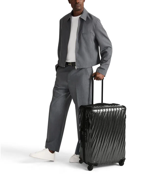 19 Degree Lite Short Trip Checked Luggage 66 cm - Black/Graphite