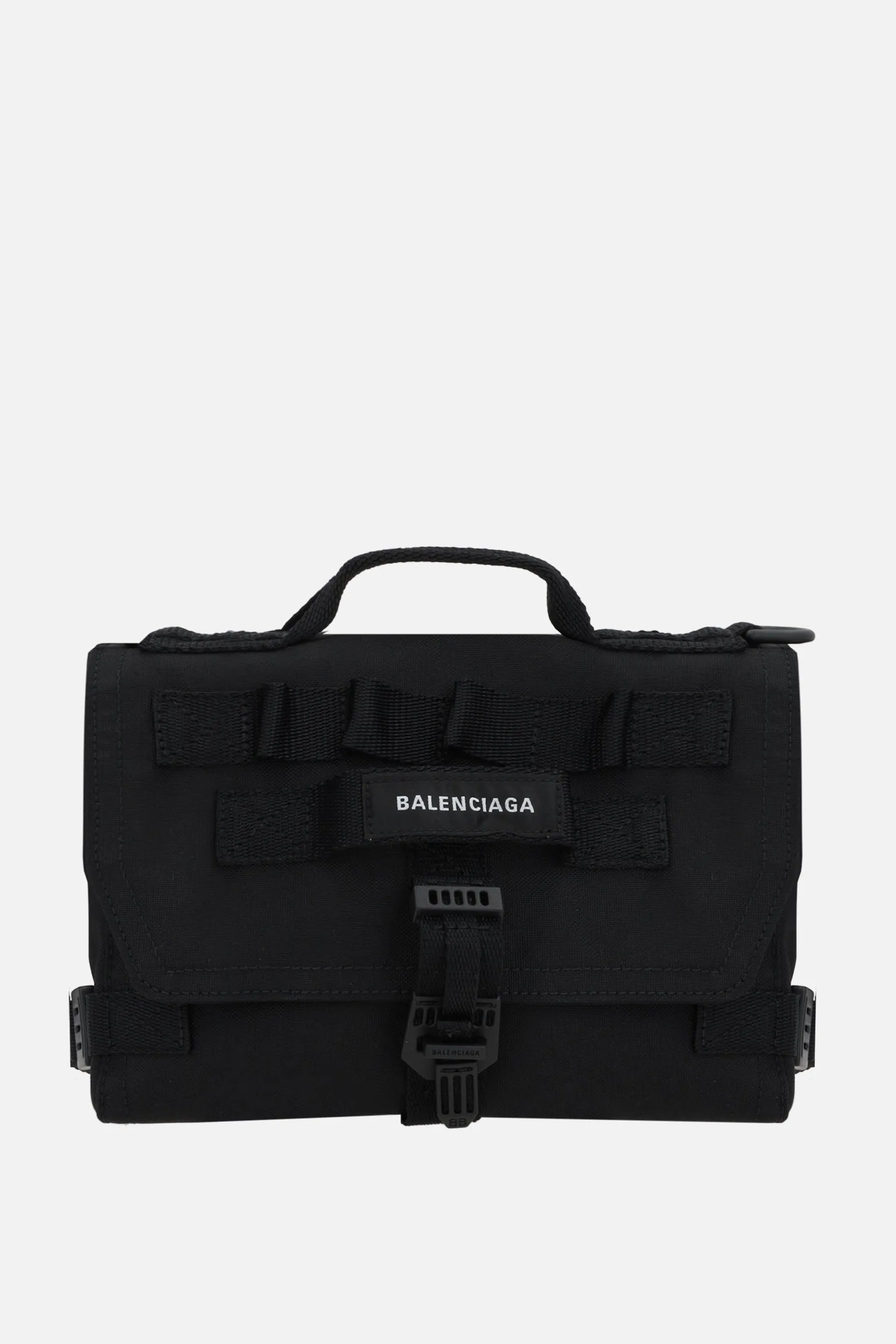 Army messenger bag in recycled nylon