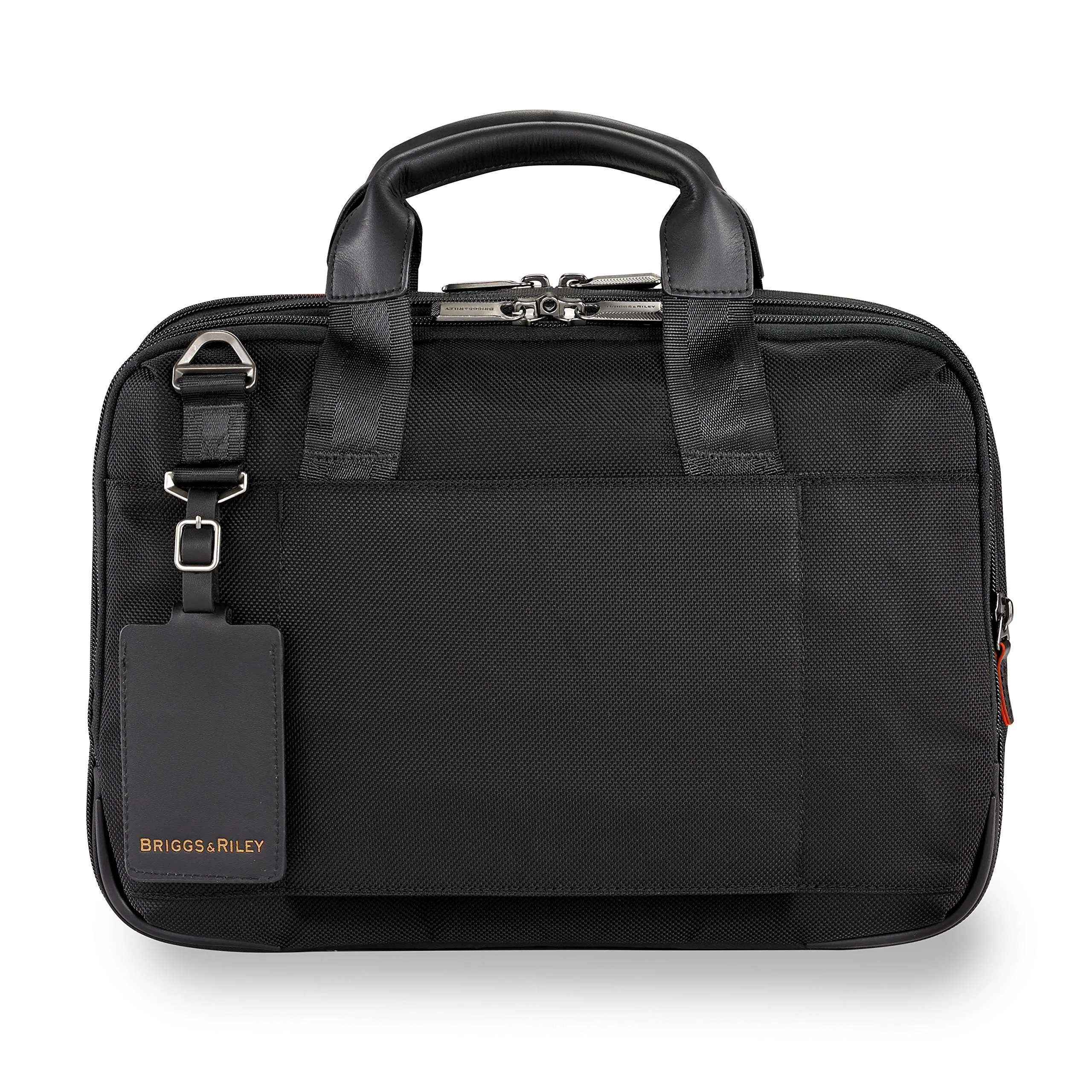Briggs & Riley @work Leather Accent Medium Brief