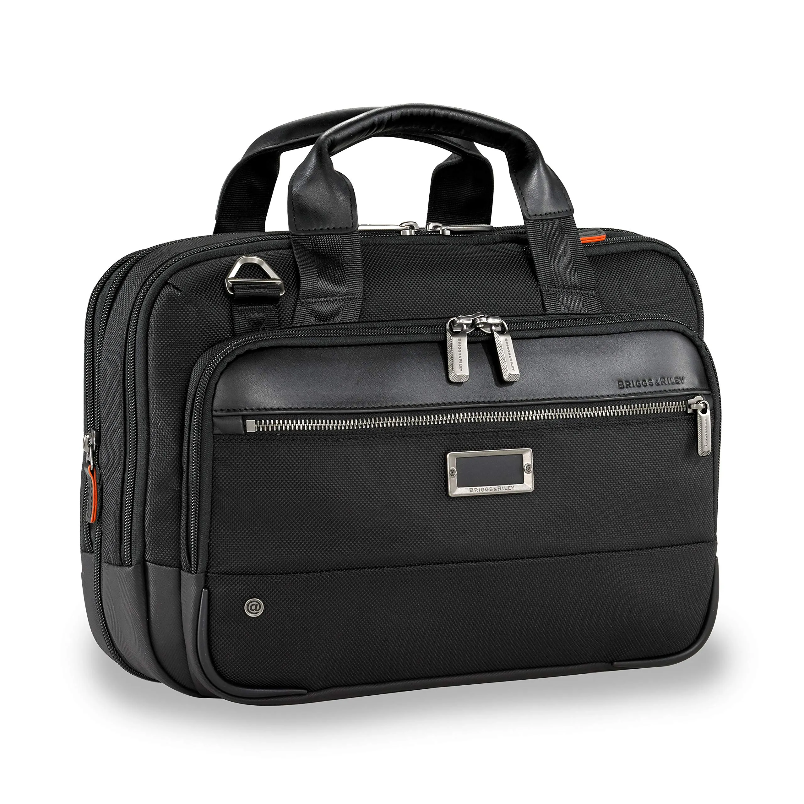 Briggs & Riley @work Leather Accent Medium Brief