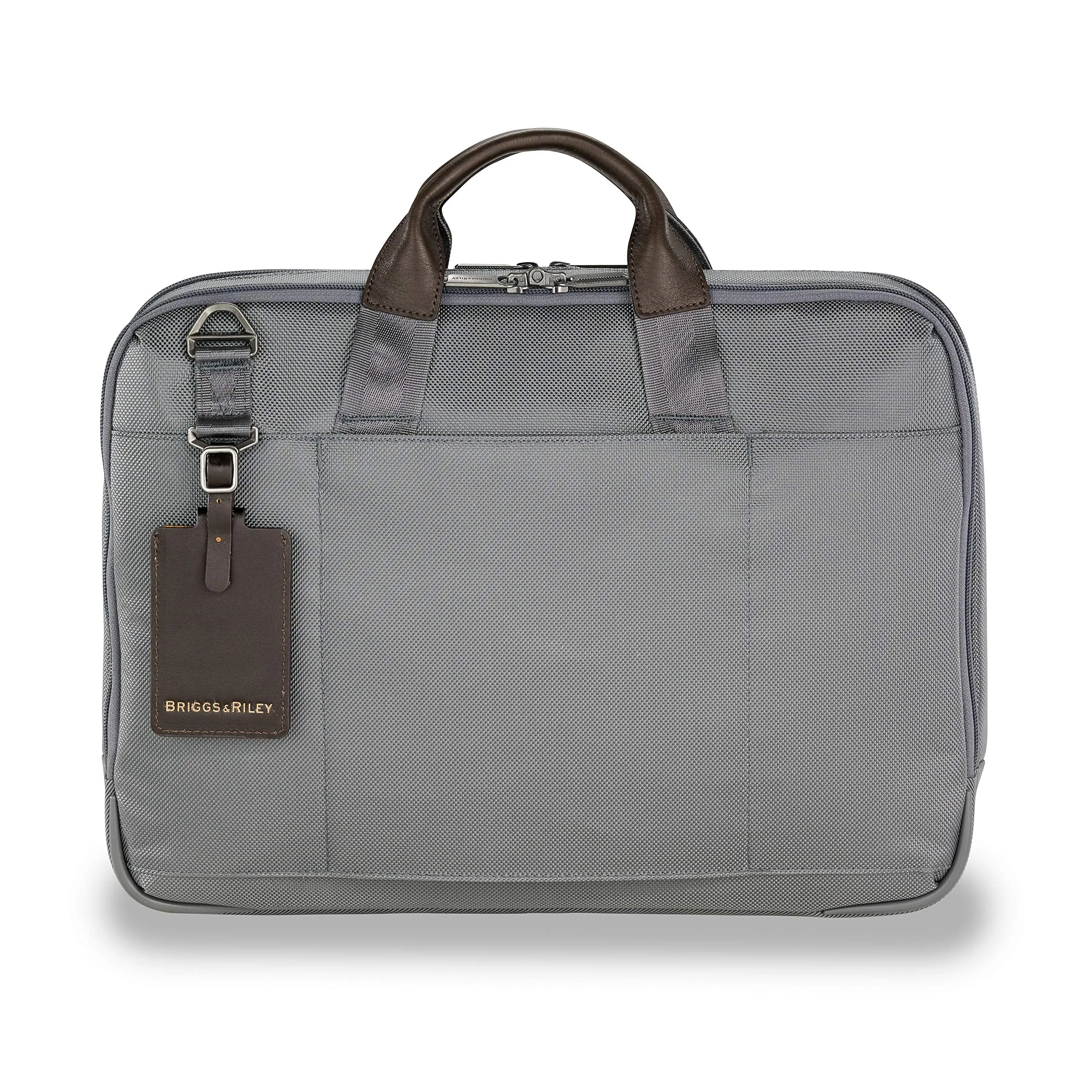 Briggs & Riley @work Leather Accent Medium Brief