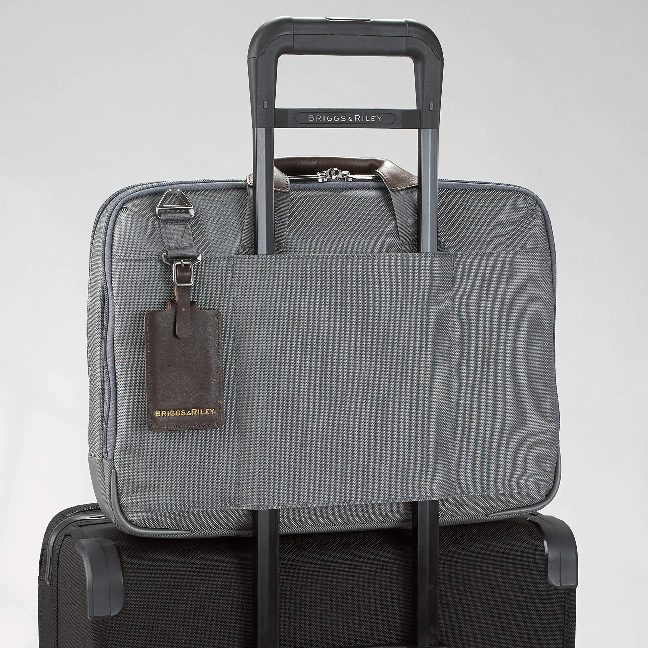 Briggs & Riley @work Leather Accent Medium Brief