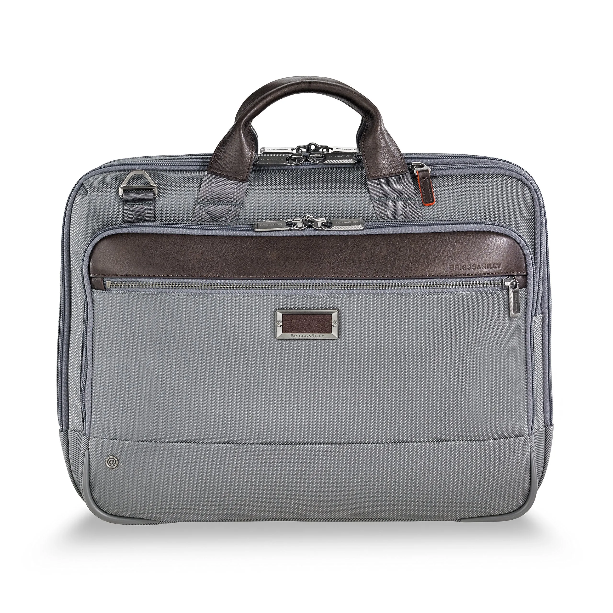 Briggs & Riley @work Leather Accent Medium Brief