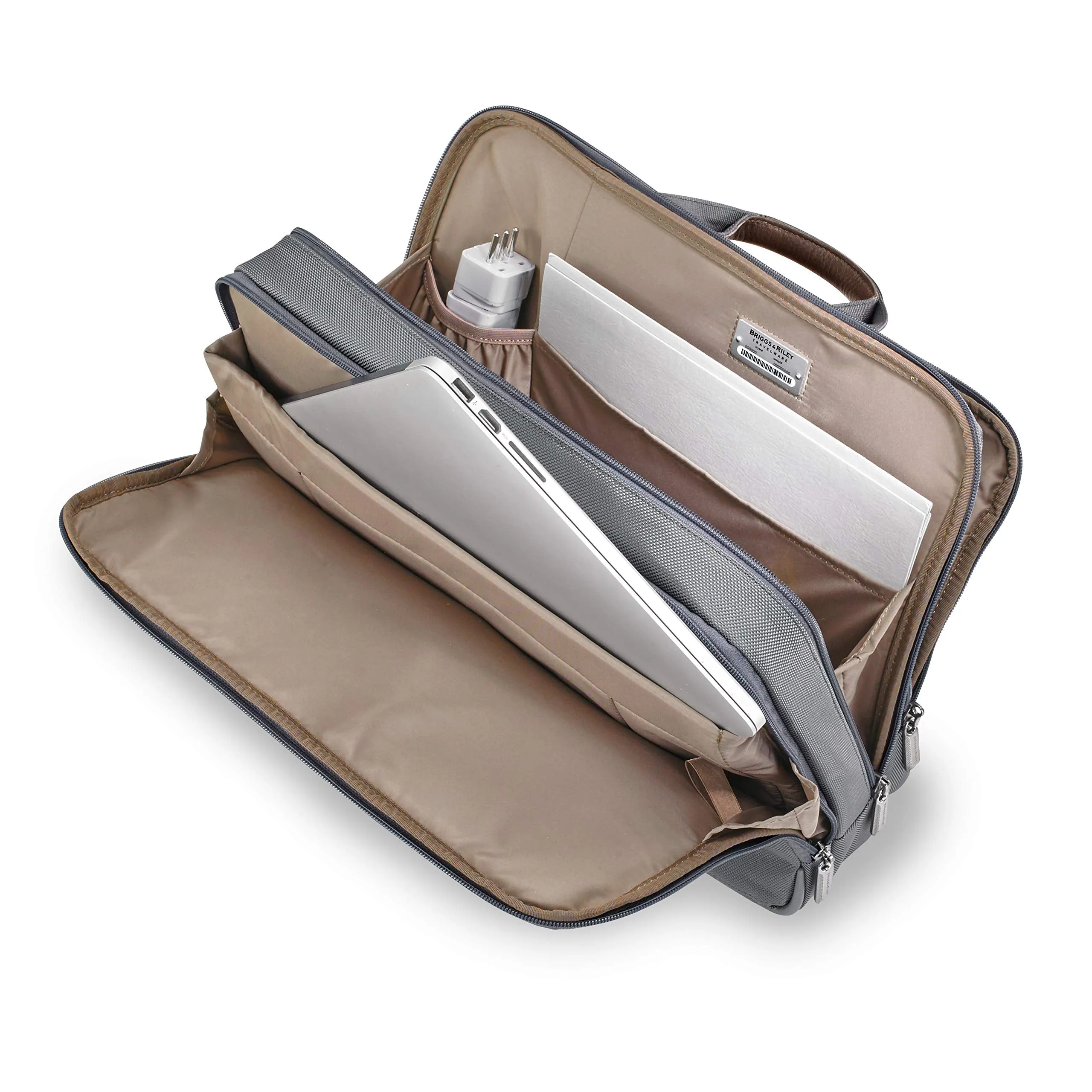 Briggs & Riley @work Leather Accent Medium Brief