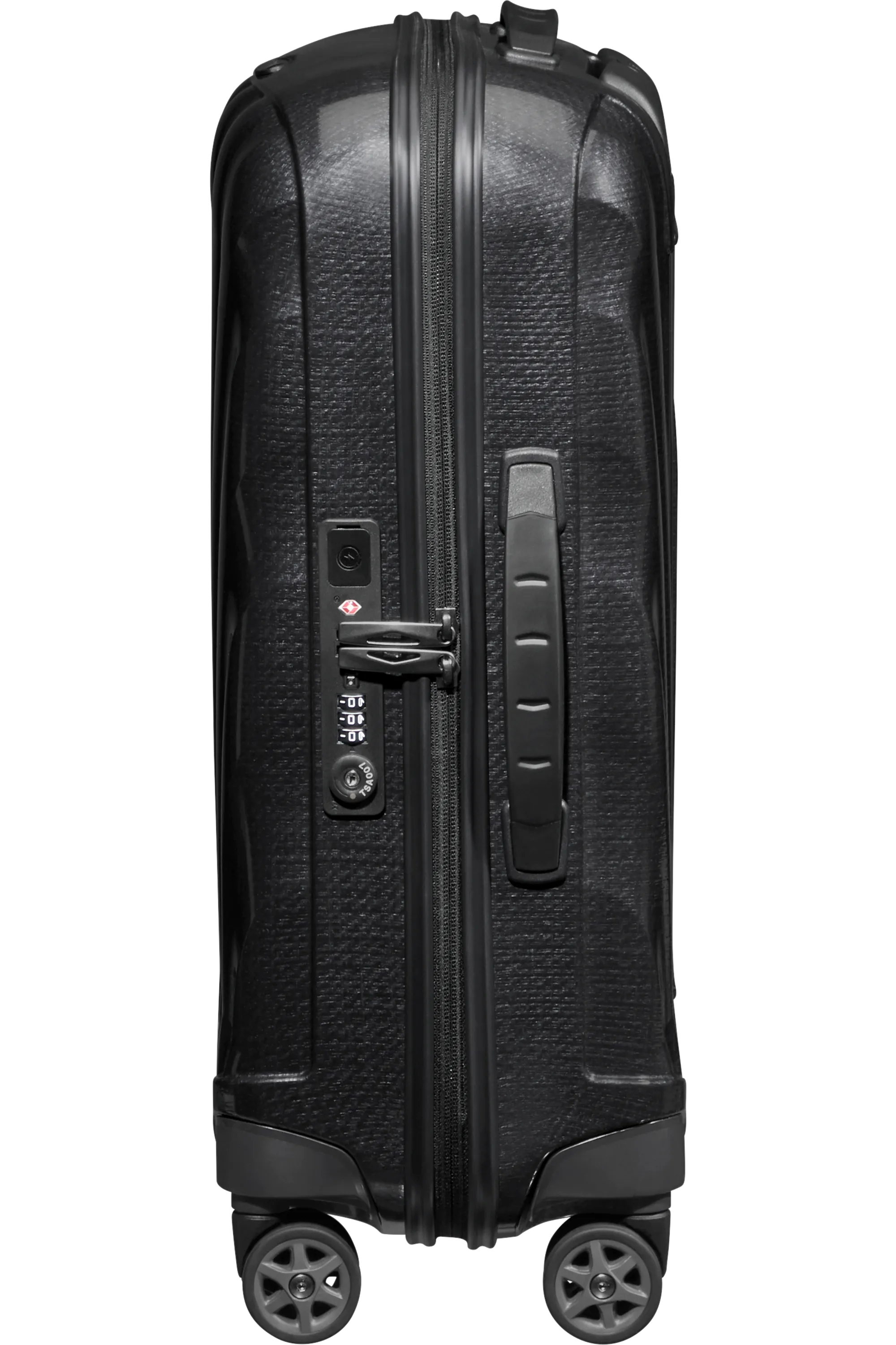 C-Lite Spinner (4 wheels) 55cm Expandable Cabin - Black