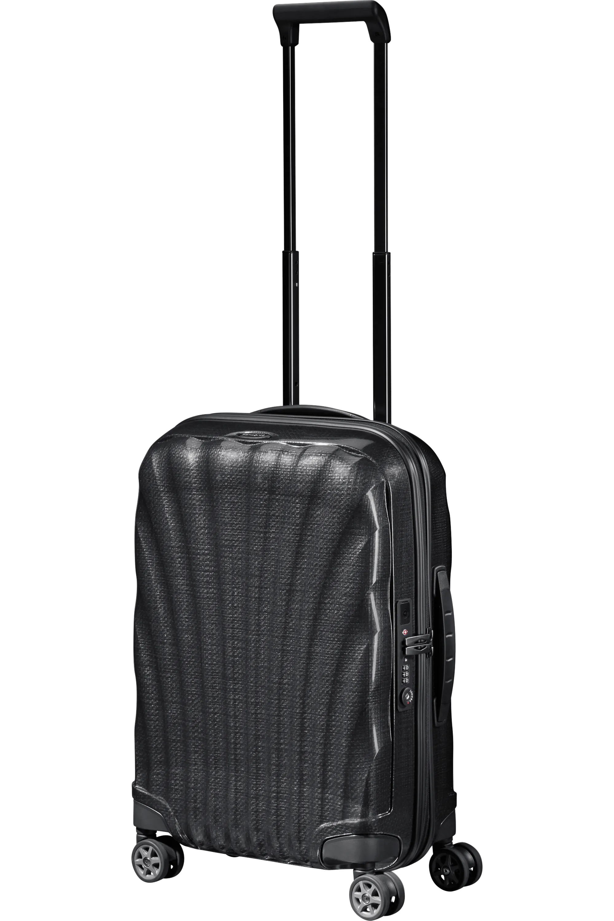 C-Lite Spinner (4 wheels) 55cm Expandable Cabin - Black