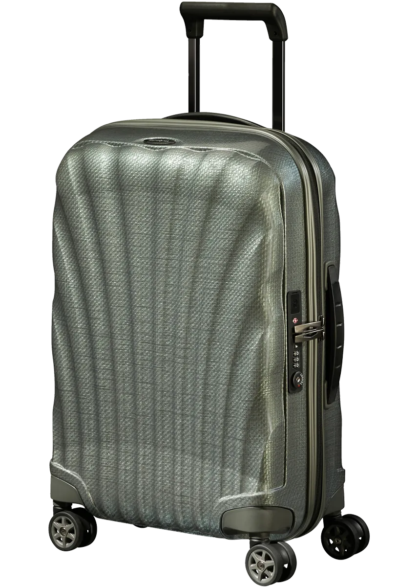 C-Lite Spinner (4 wheels) 55cm Expandable Cabin - Metallic Green