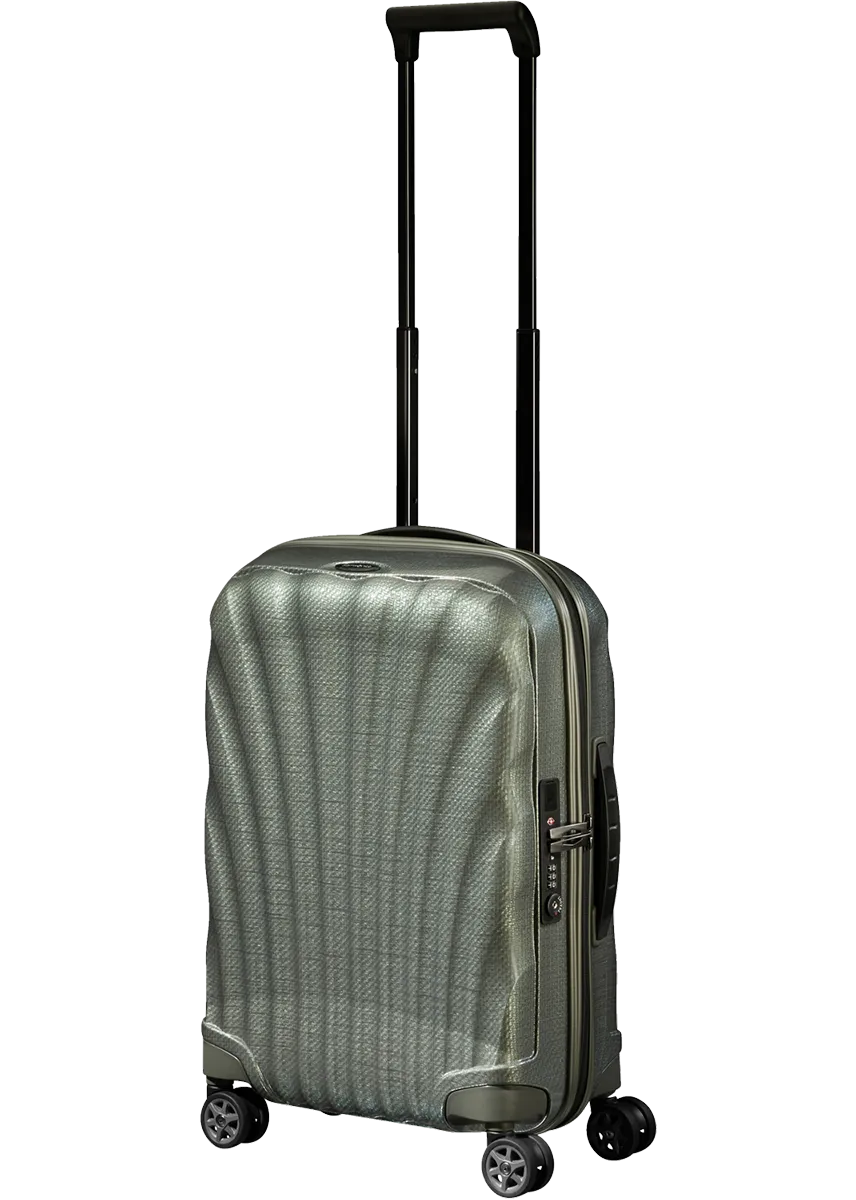 C-Lite Spinner (4 wheels) 55cm Expandable Cabin - Metallic Green