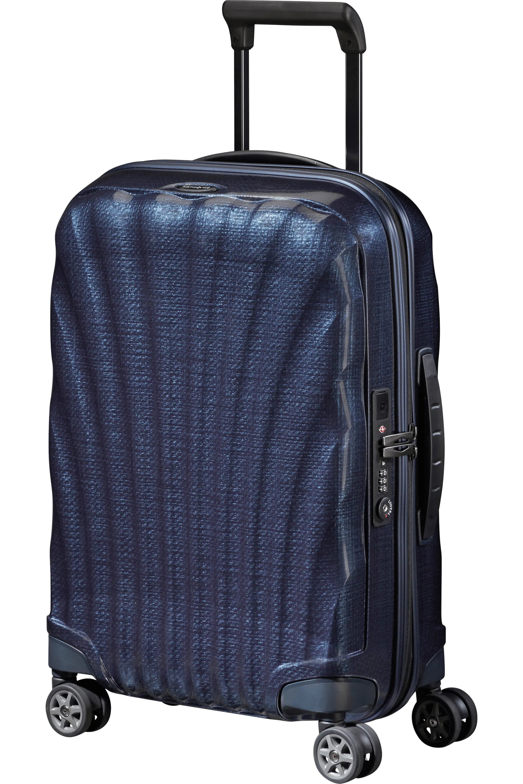 C-Lite Spinner (4 wheels) 55cm Expandable Cabin - Midnight Blue
