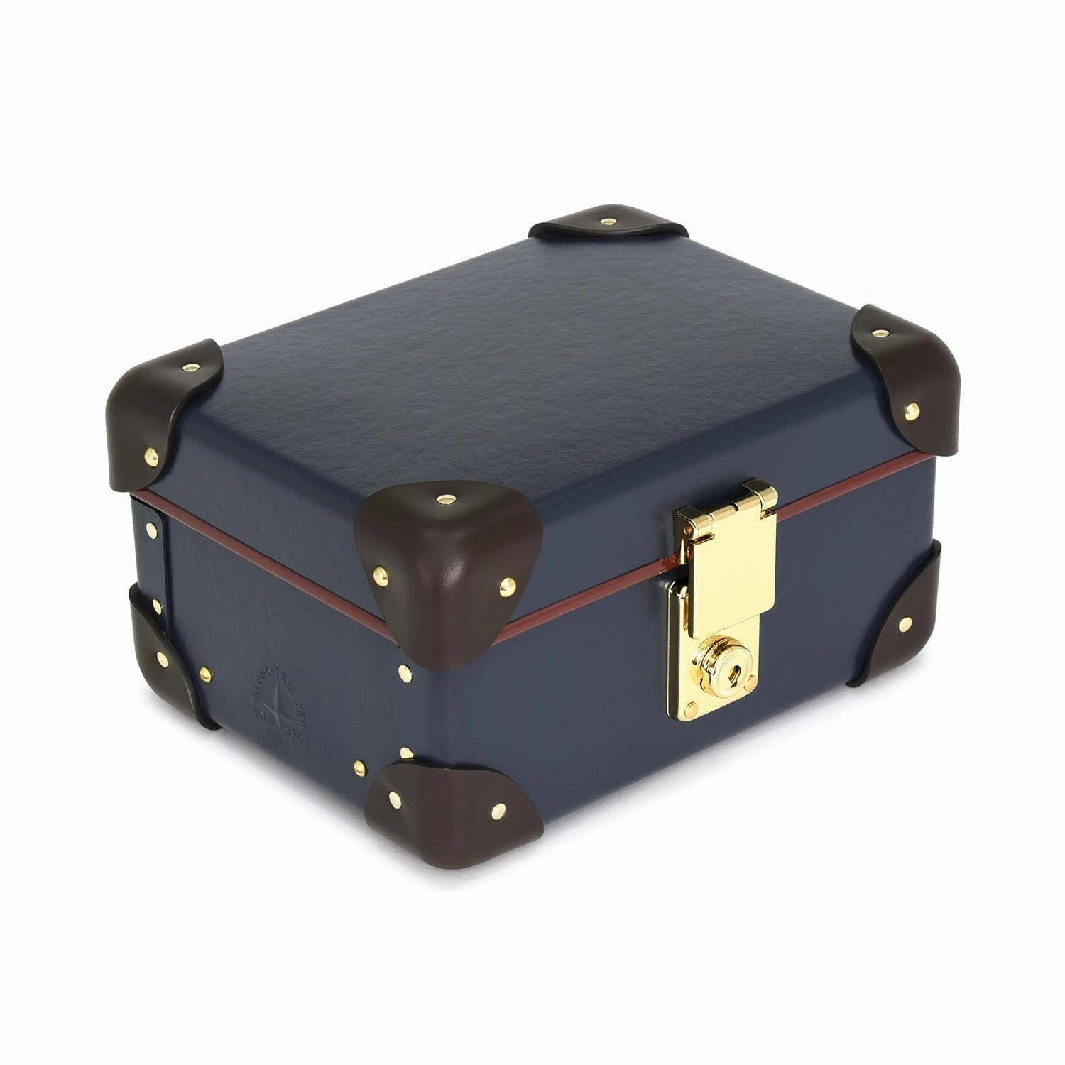 Centenary · 3-Slot Watch Case | Navy/Cocoa