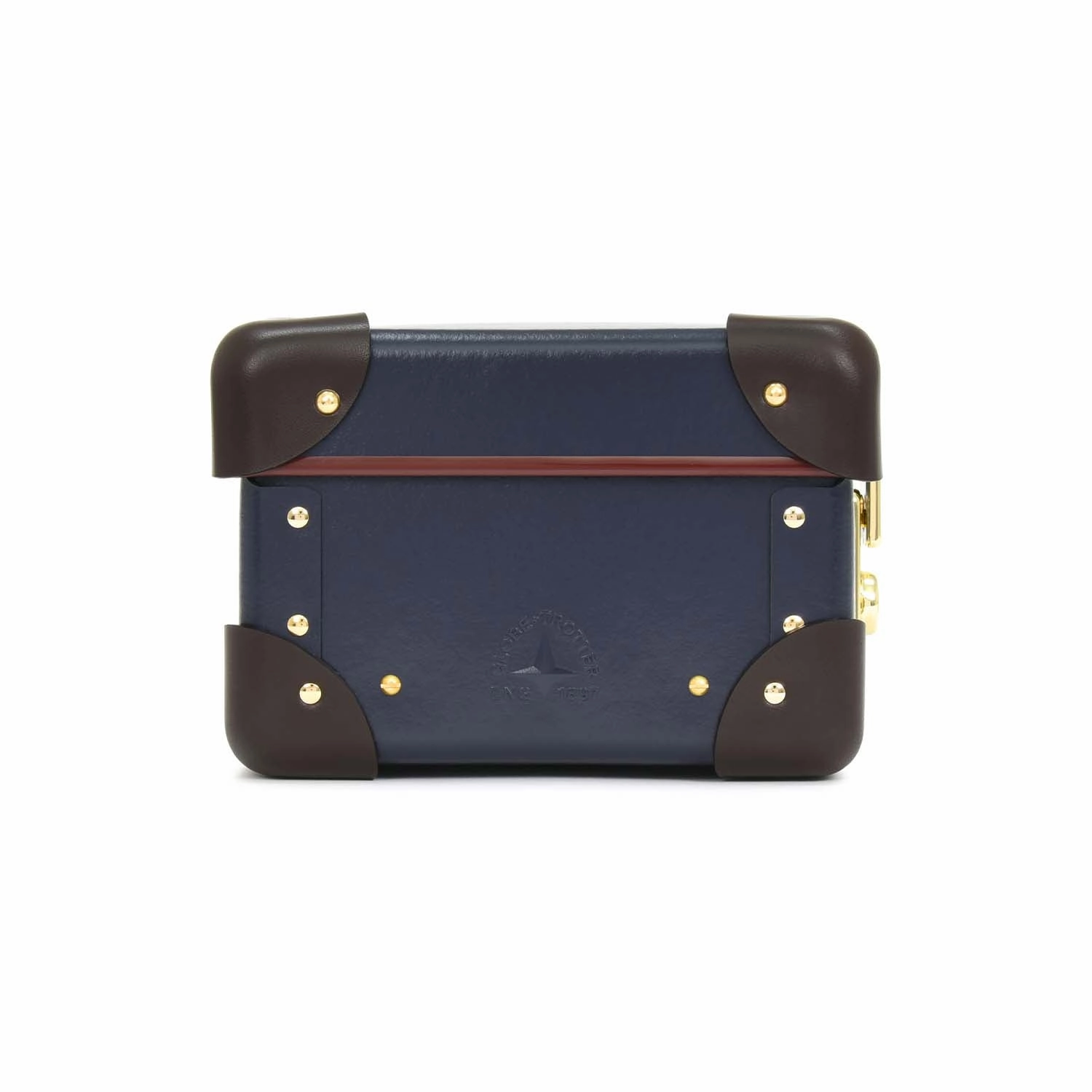 Centenary · 3-Slot Watch Case | Navy/Cocoa