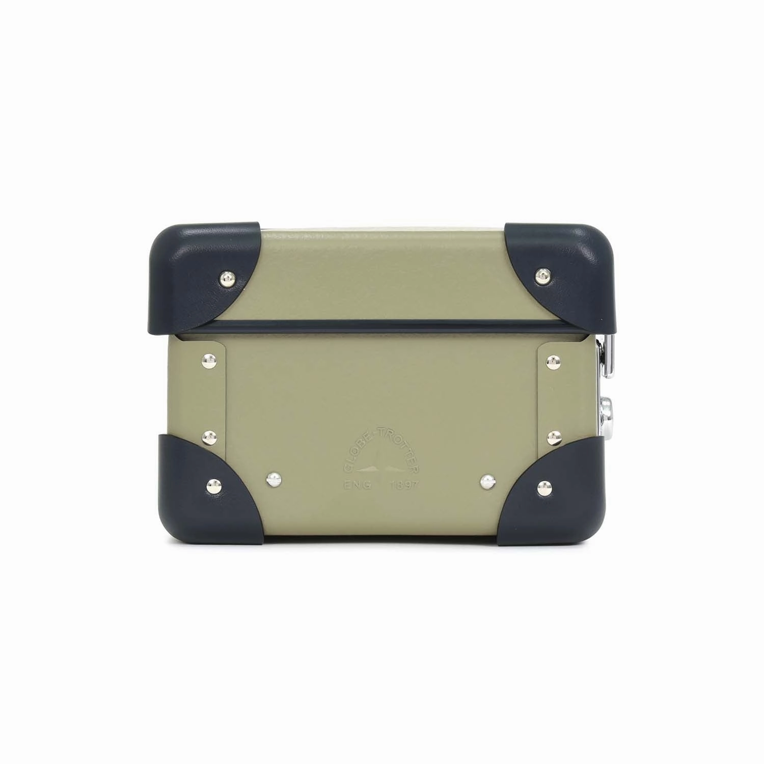 Centenary · 3-Slot Watch Case | Olive/Navy