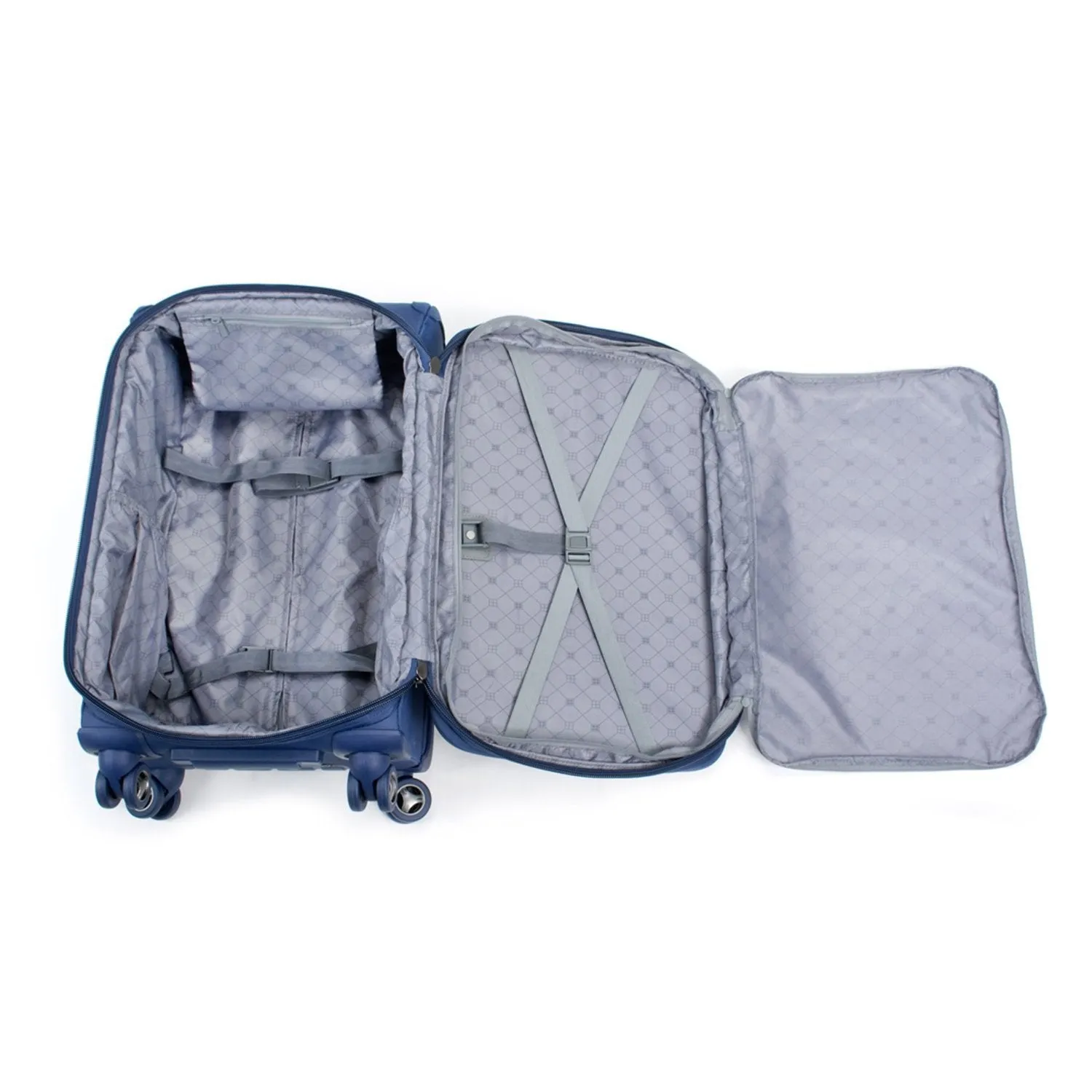 DELSEY Paris Helium X'pert Lite Ultra Light Carry On 4 Wheel Spinner Suiter