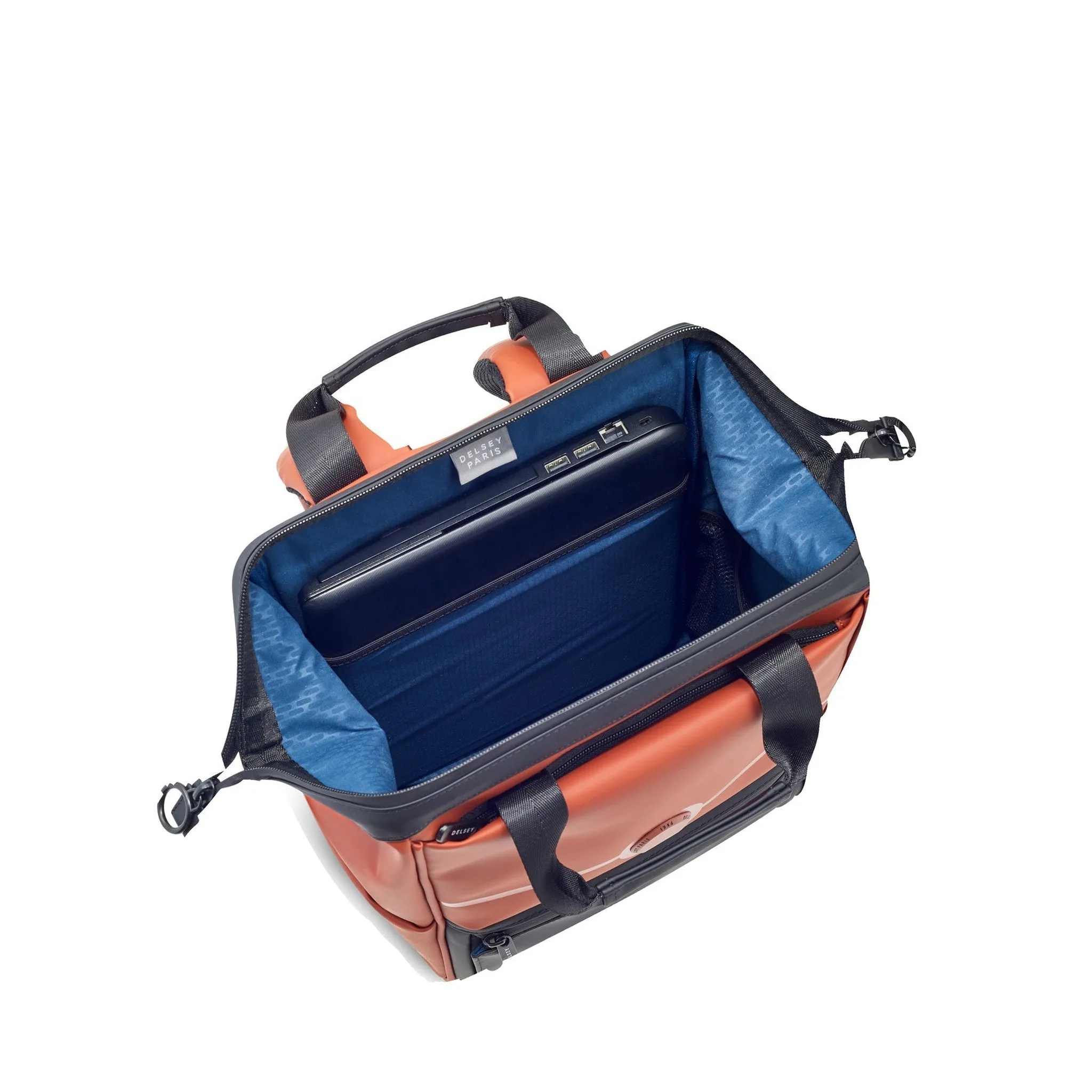 Delsey Turenne Soft  Widemouth Backpack
