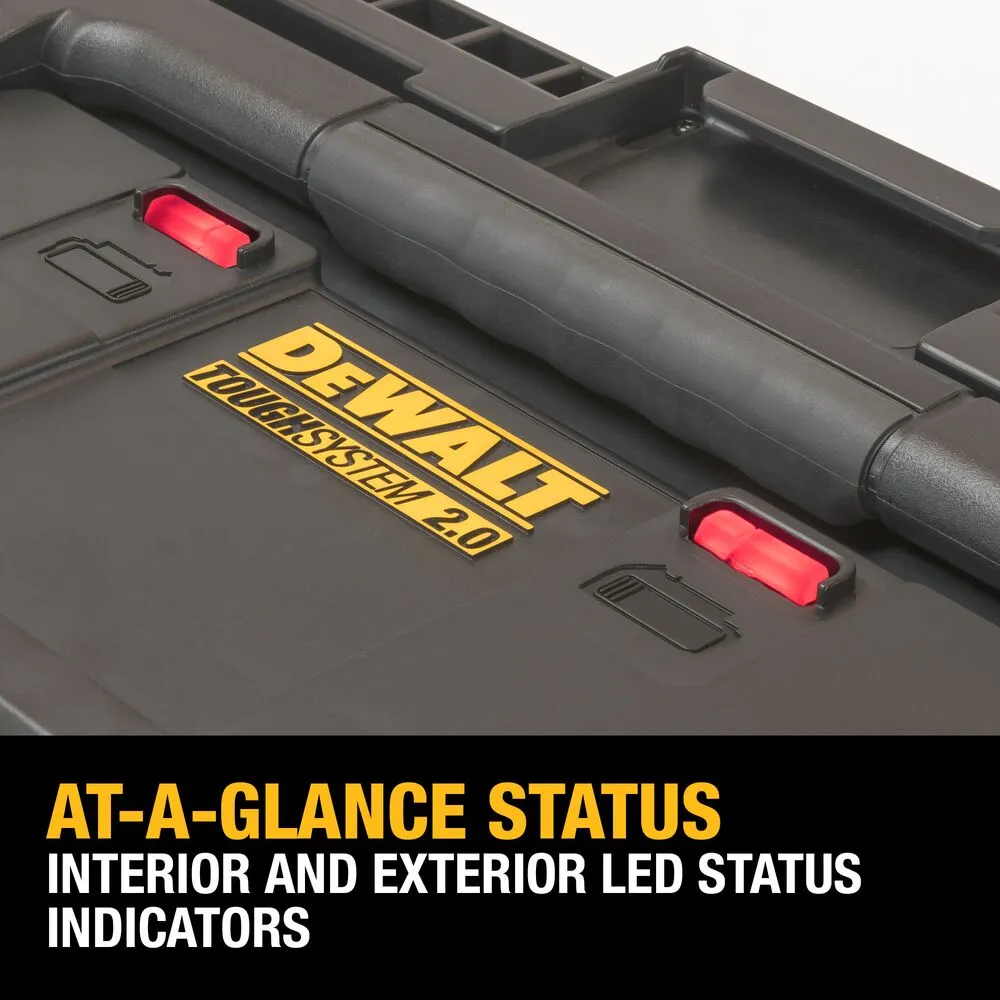 DeWALT DWST08450-KIT1 TOUGHSYSTEM 2.0 Rolling Toolbox w/ Dual-Port Charger