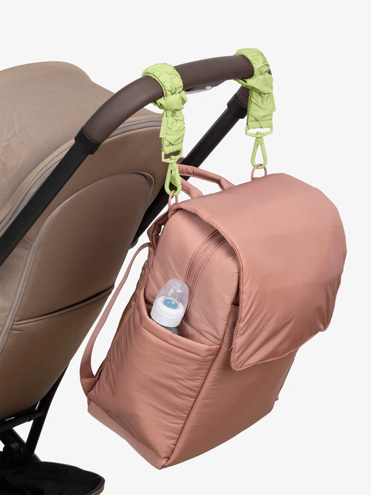 Diaper Backpack with Stroller Straps