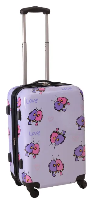 Ed Heck Multi Love Birds Hardside Spinner Luggage