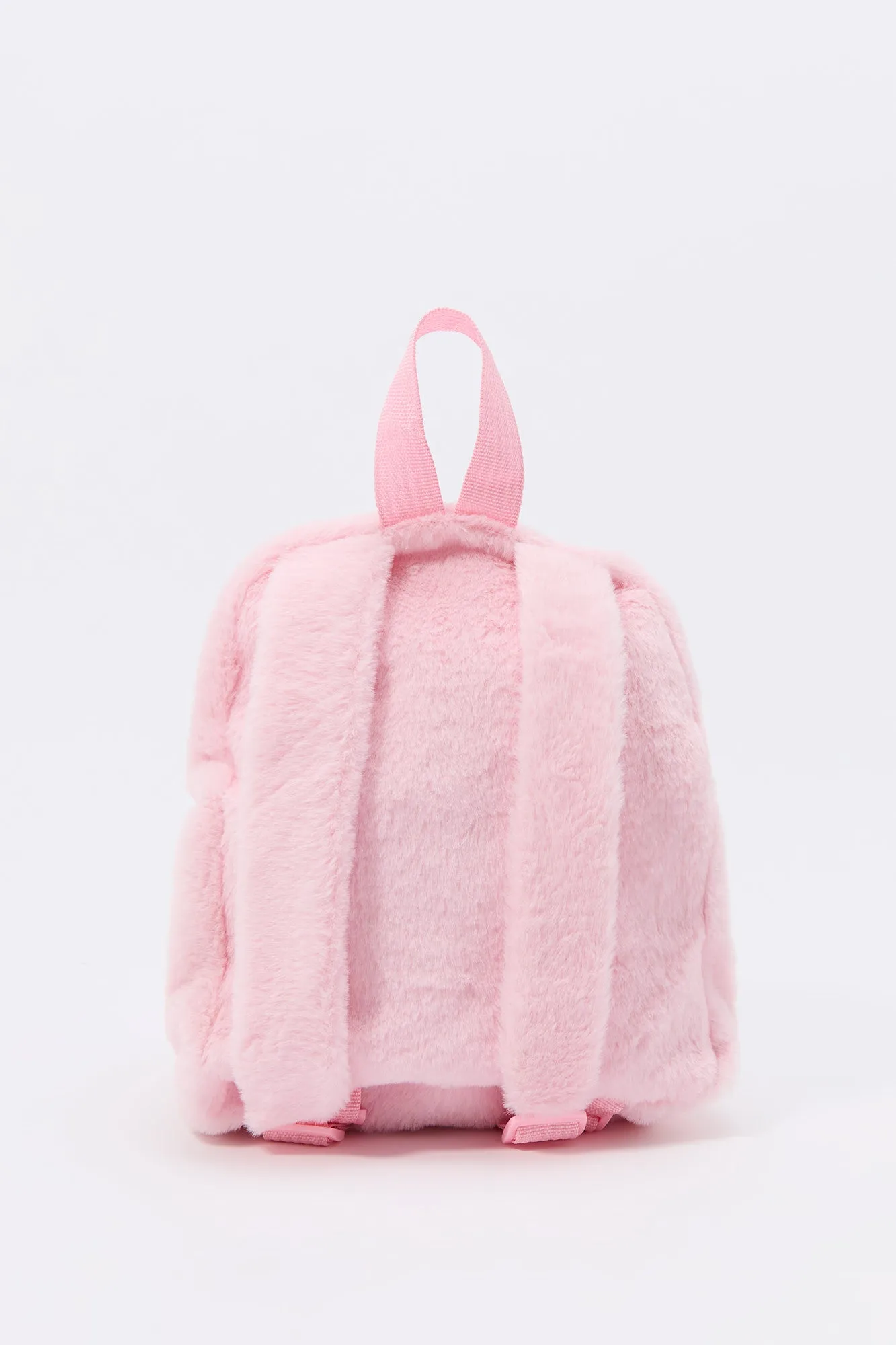 Girls Faux Fur Mini Backpack