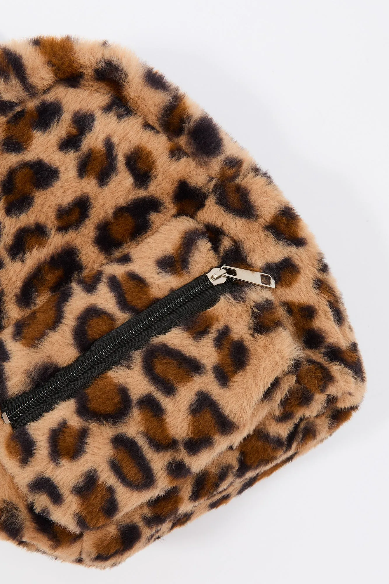 Girls Faux Fur Mini Backpack