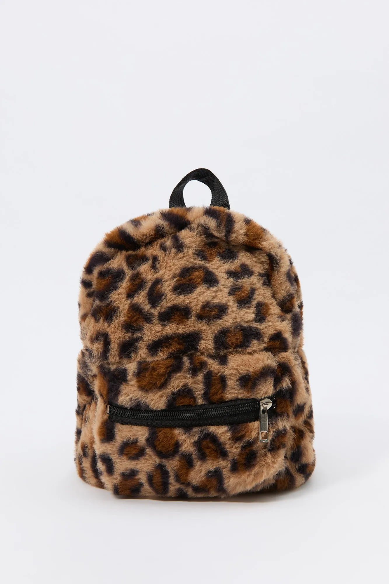 Girls Faux Fur Mini Backpack