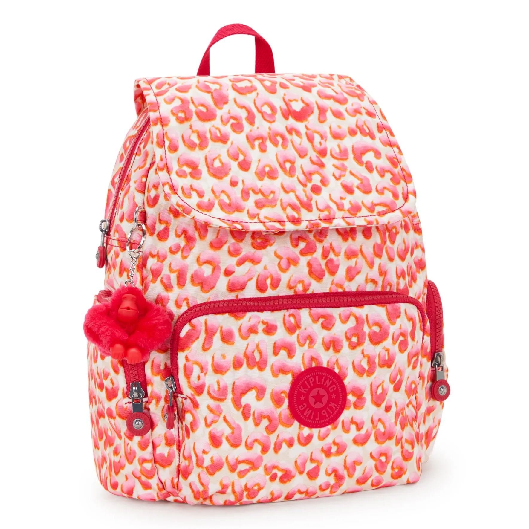 Kipling City Zip Small  Backpack Latin Cheetah