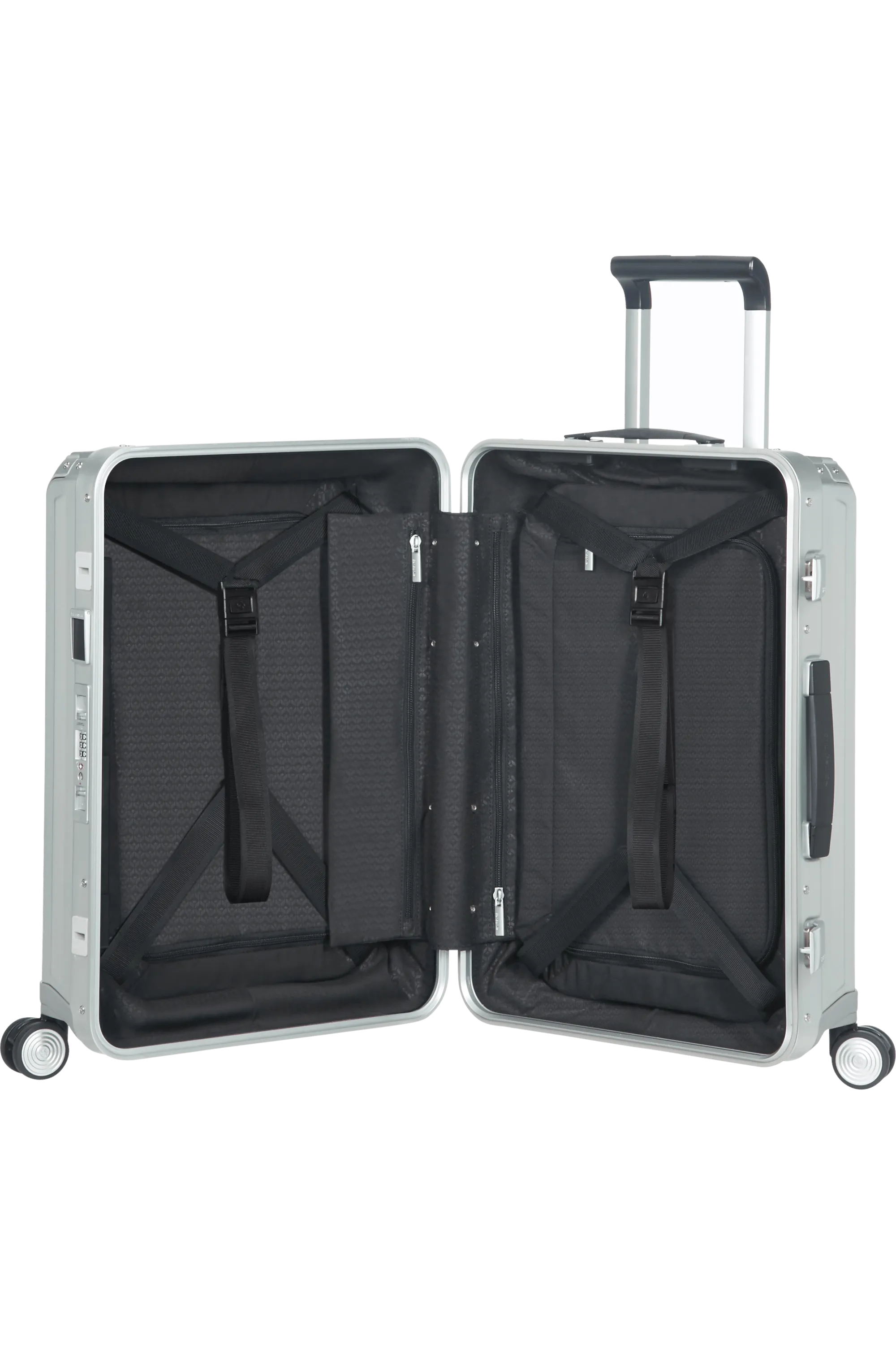 Lite-Box Alu Spinner (4 Wheels) 55cm - Aluminium