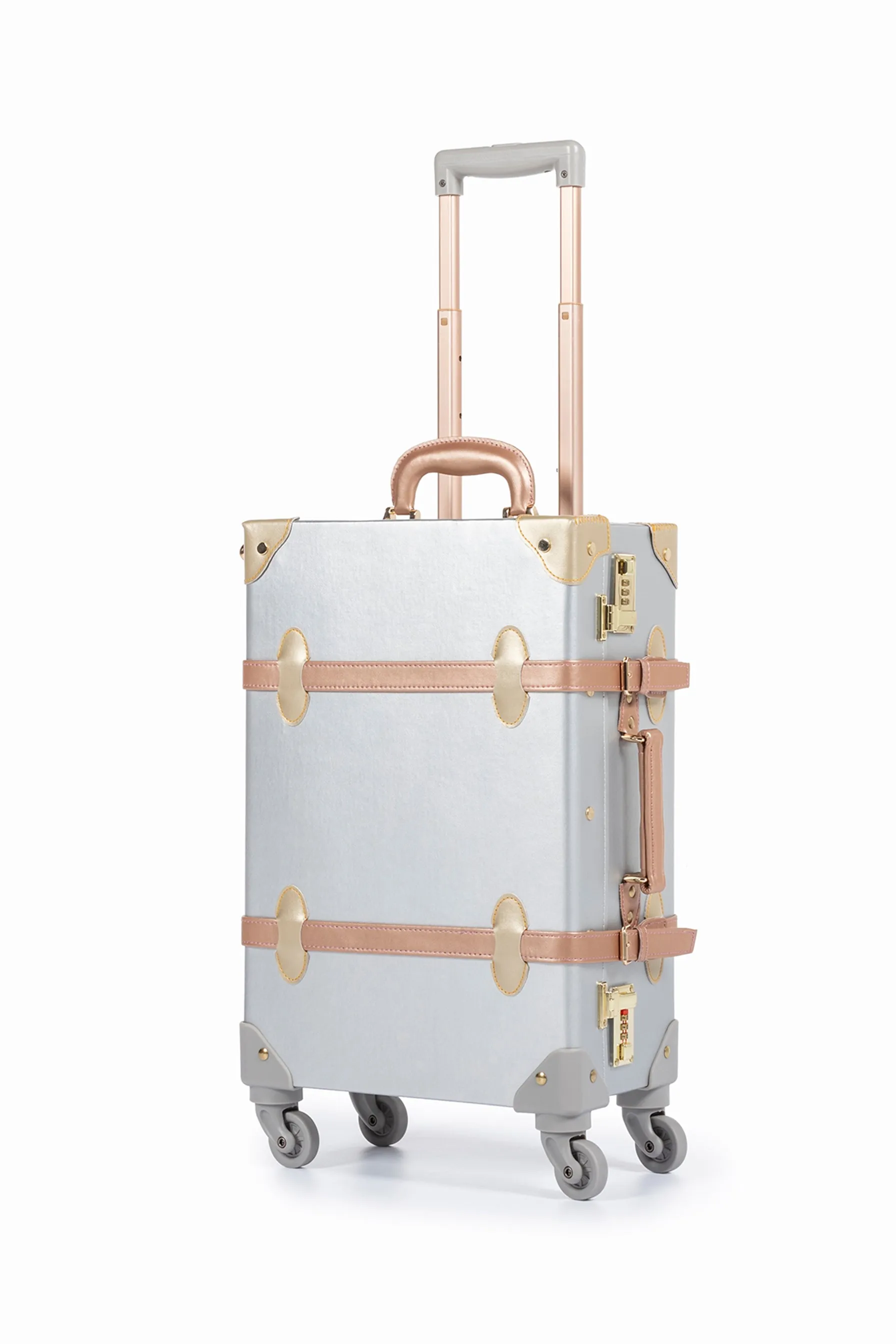 (Outlet) SarahFace Spinner Suitcase - Silver