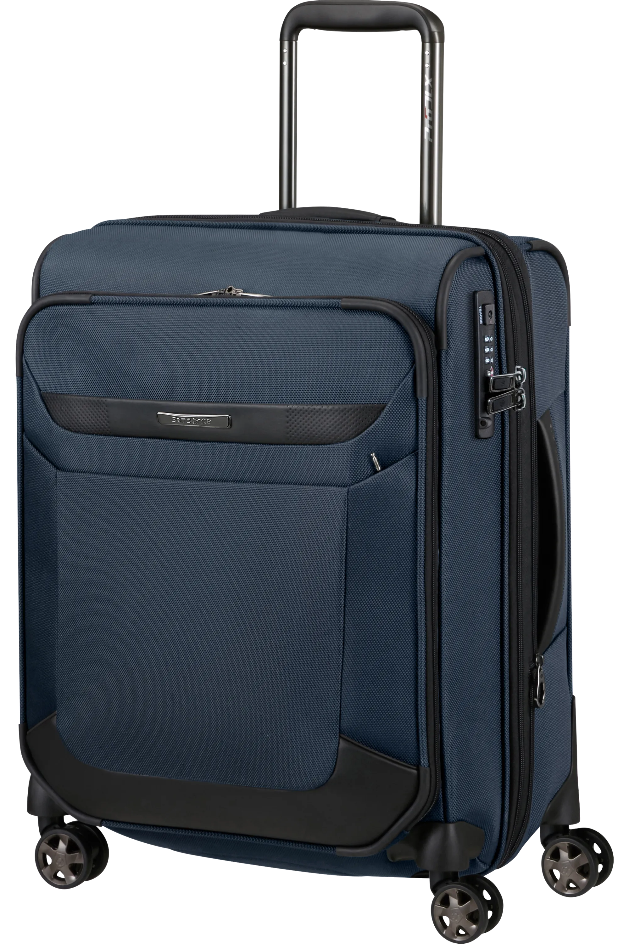 PRO-DLX 6 Spinner Expandable (4 wheels) 55cm - Blue