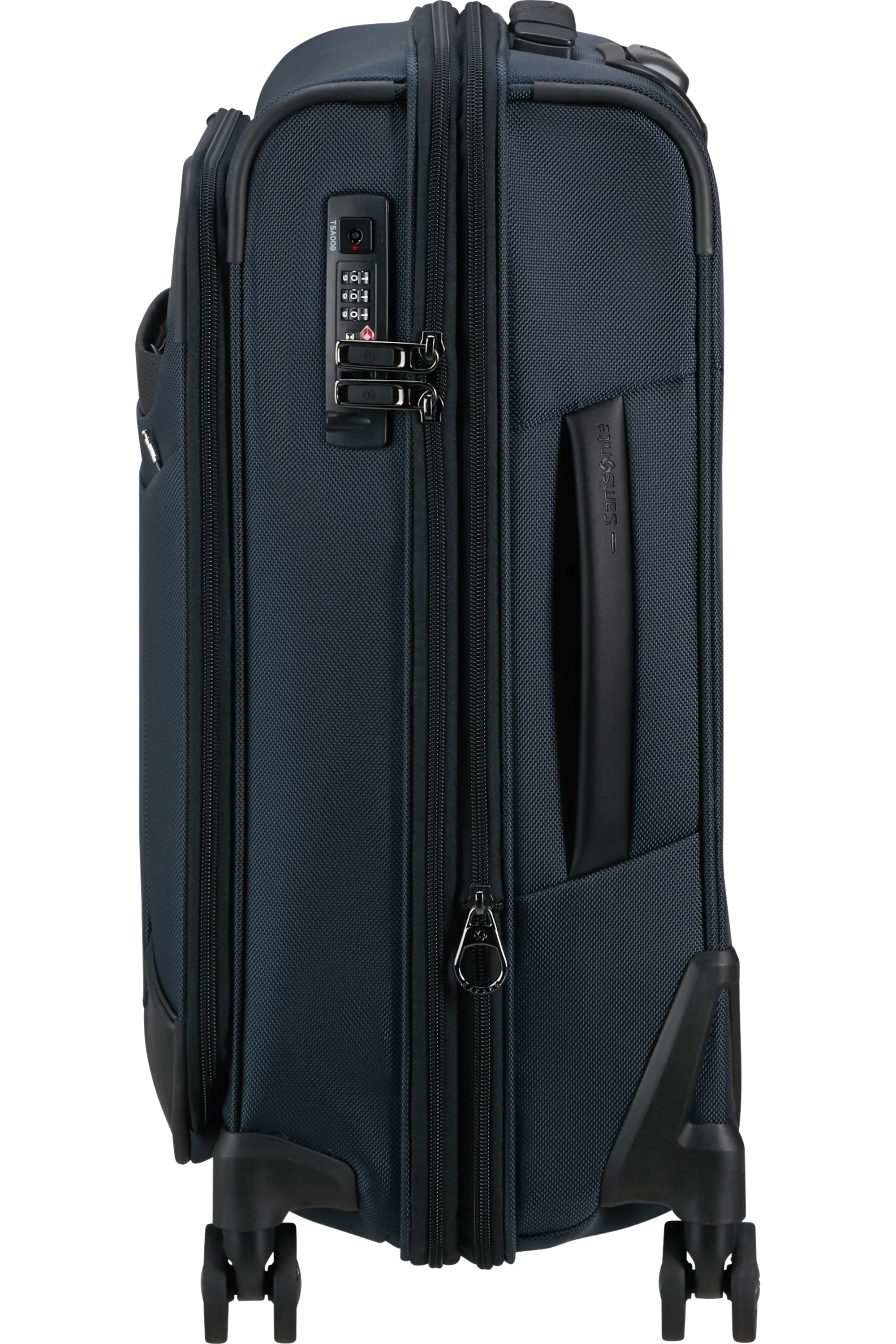 PRO-DLX 6 Spinner Expandable (4 wheels) 55cm - Blue