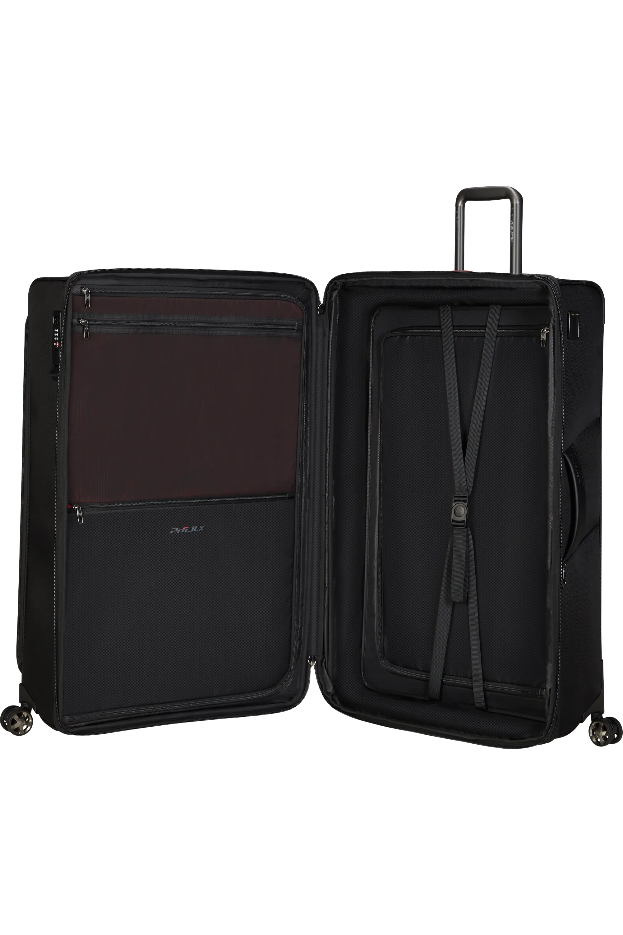 PRO-DLX 6 TRVL Spinner Expandable (4 wheels) 84cm - Black