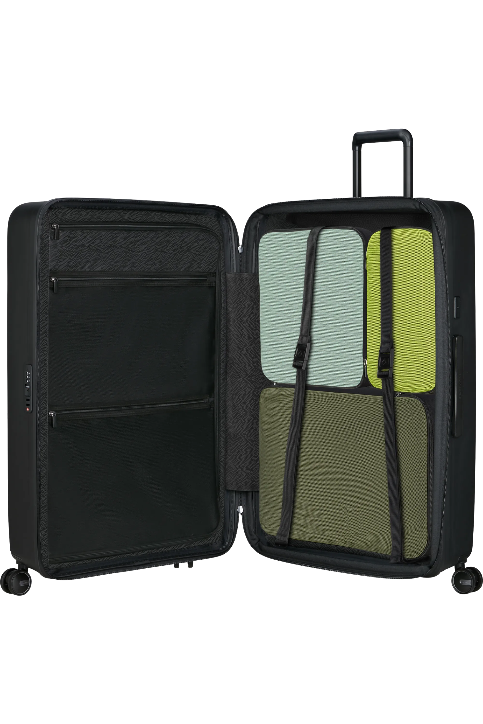 RESTACKD Spinner Expandable (4 wheels) 81cm - Black