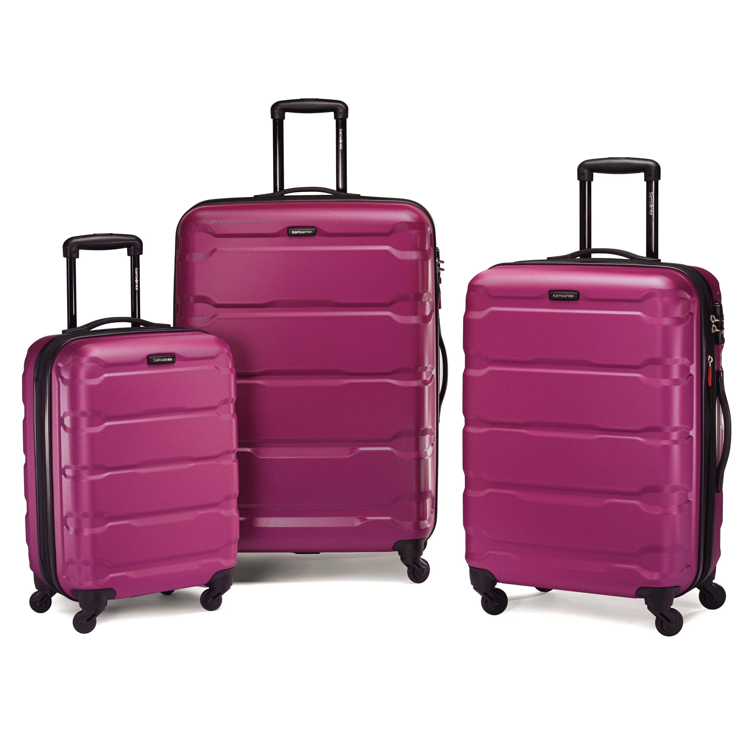 Samsonite Omni PC 3 Piece Set (20"/24"/28") Hardshell 4-Wheel Luggage Sets