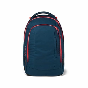 satch Sleek Schulrucksack ergonomisch. 24 Liter. extra schlank Pink Phantom - Petrol