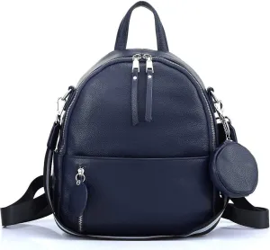 Soft Cowhide Leather Backpack