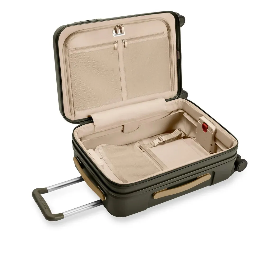 Sympatico Essential 56cm Carry-On Expandable Spinner - Olive