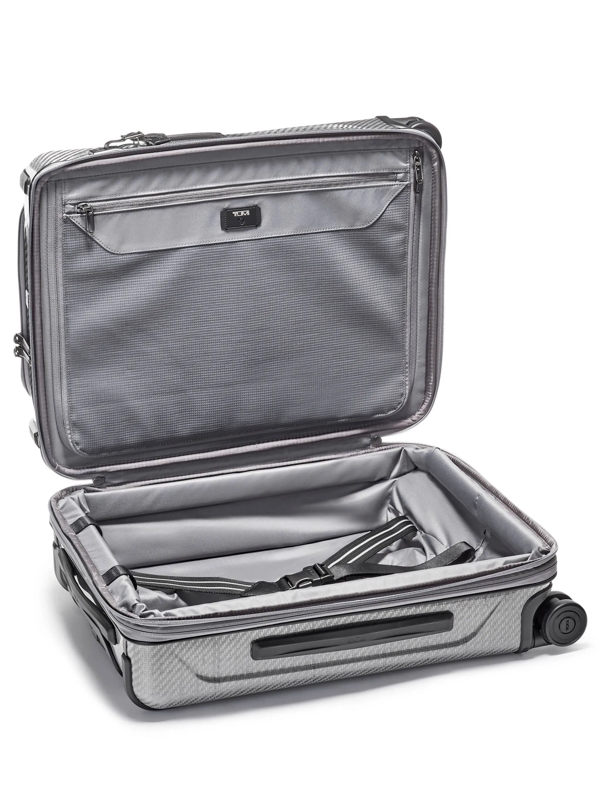 Tegra Lite Front Pocket Continental Expandable Spinner Suitcase