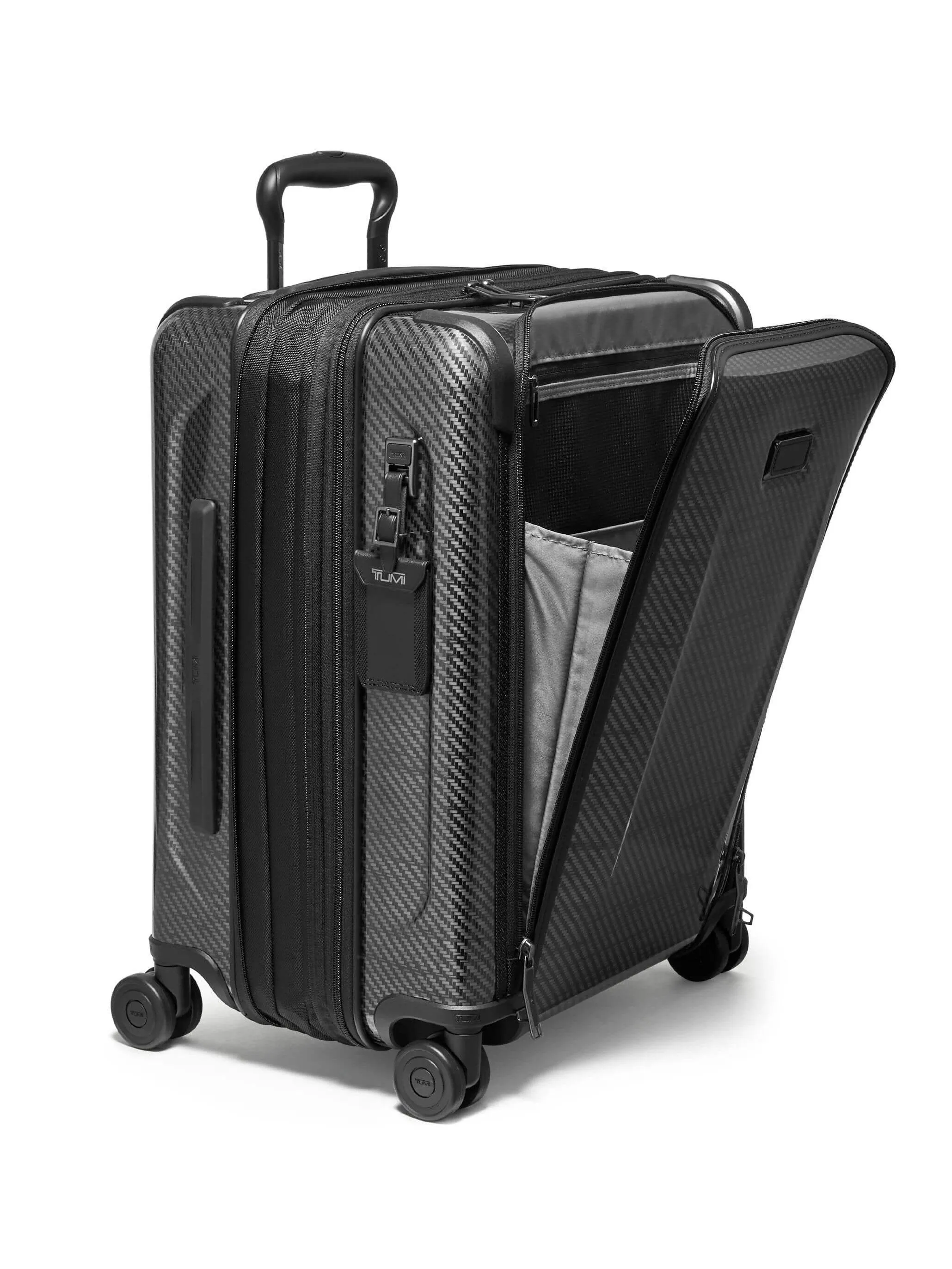 Tegra Lite Front Pocket Continental Expandable Spinner Suitcase