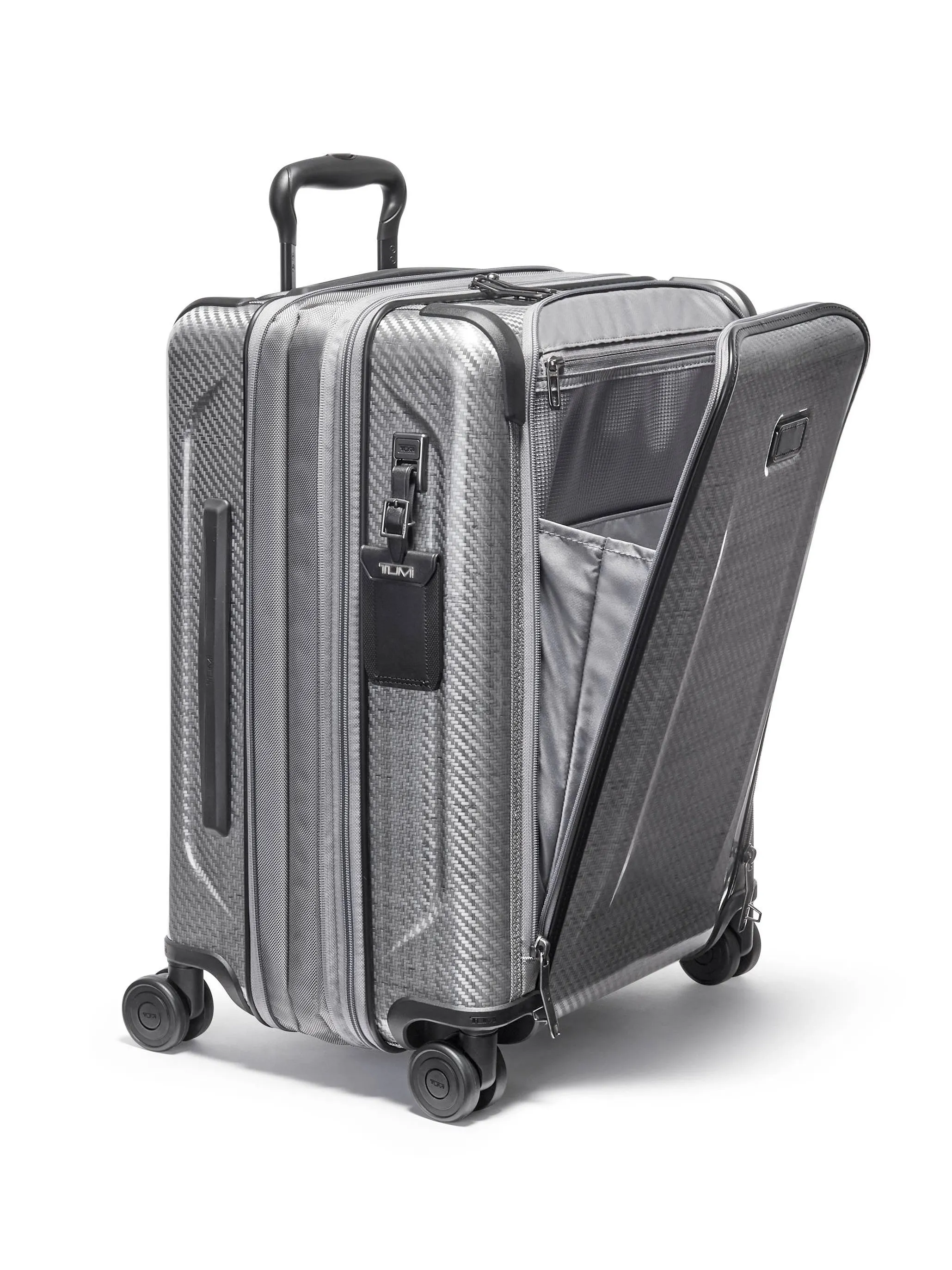 Tegra Lite Front Pocket Continental Expandable Spinner Suitcase