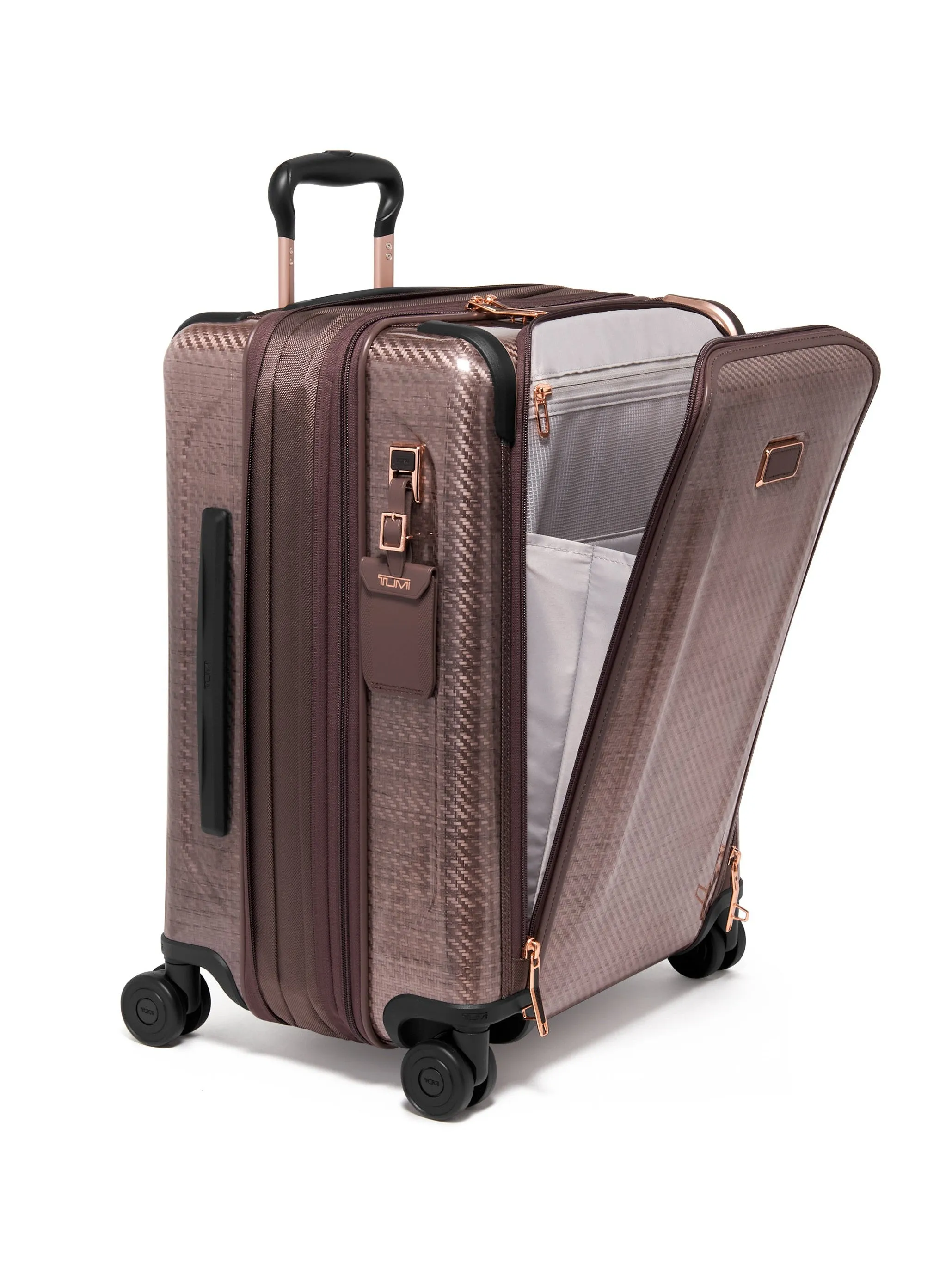 Tegra Lite Front Pocket Continental Expandable Spinner Suitcase