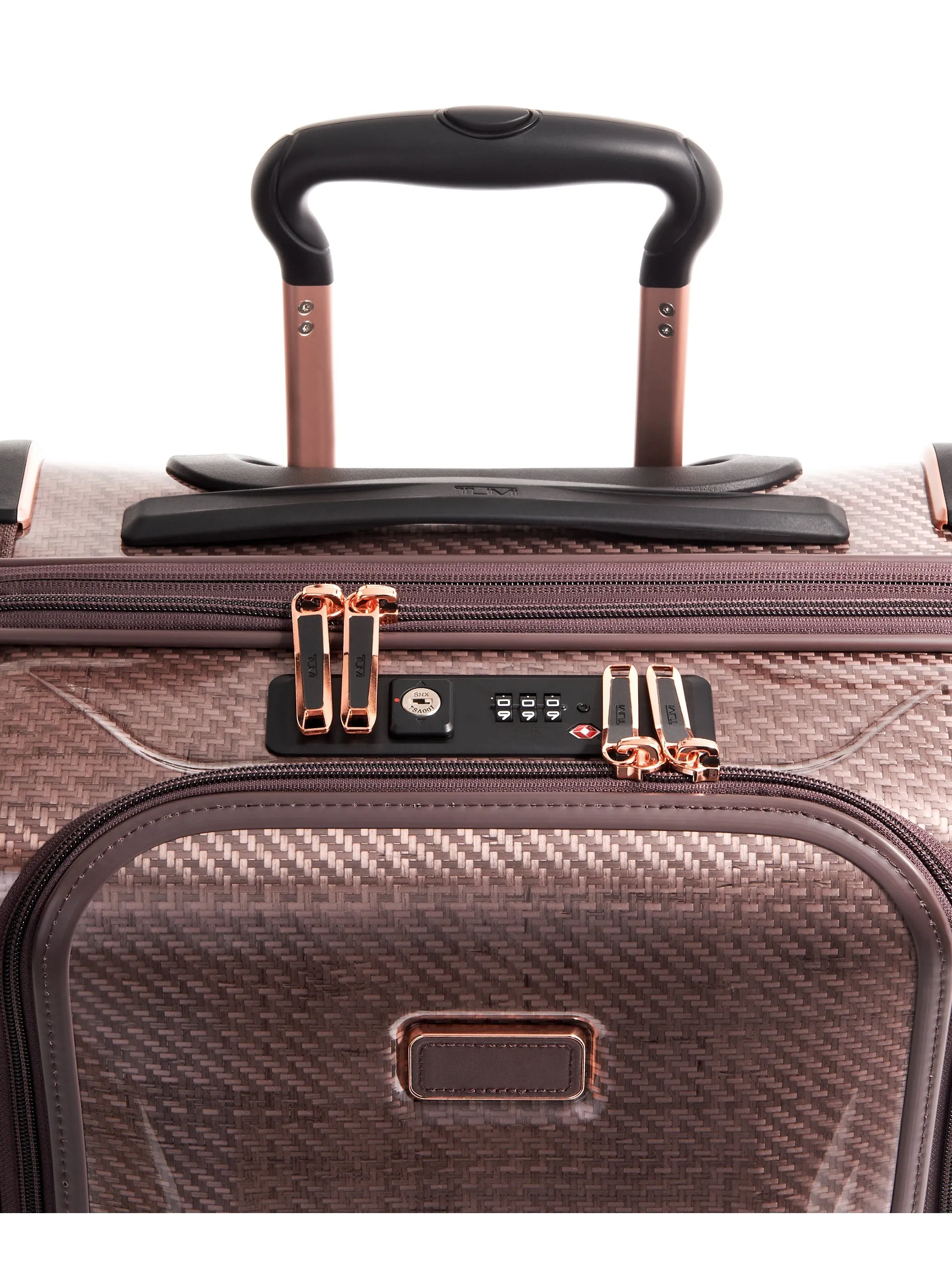 Tegra Lite Front Pocket Continental Expandable Spinner Suitcase