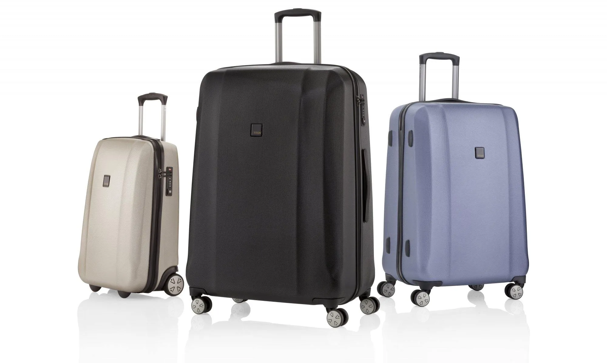 TITAN Germany TITAN XENON Hardshell Suitcase 3 Piece Set