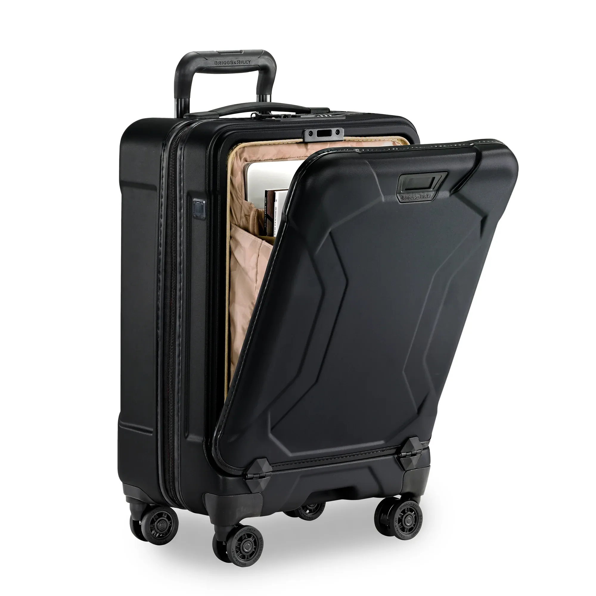TORQ Domestic 56cm Carry-On 4 Wheel Spinner - Stealth