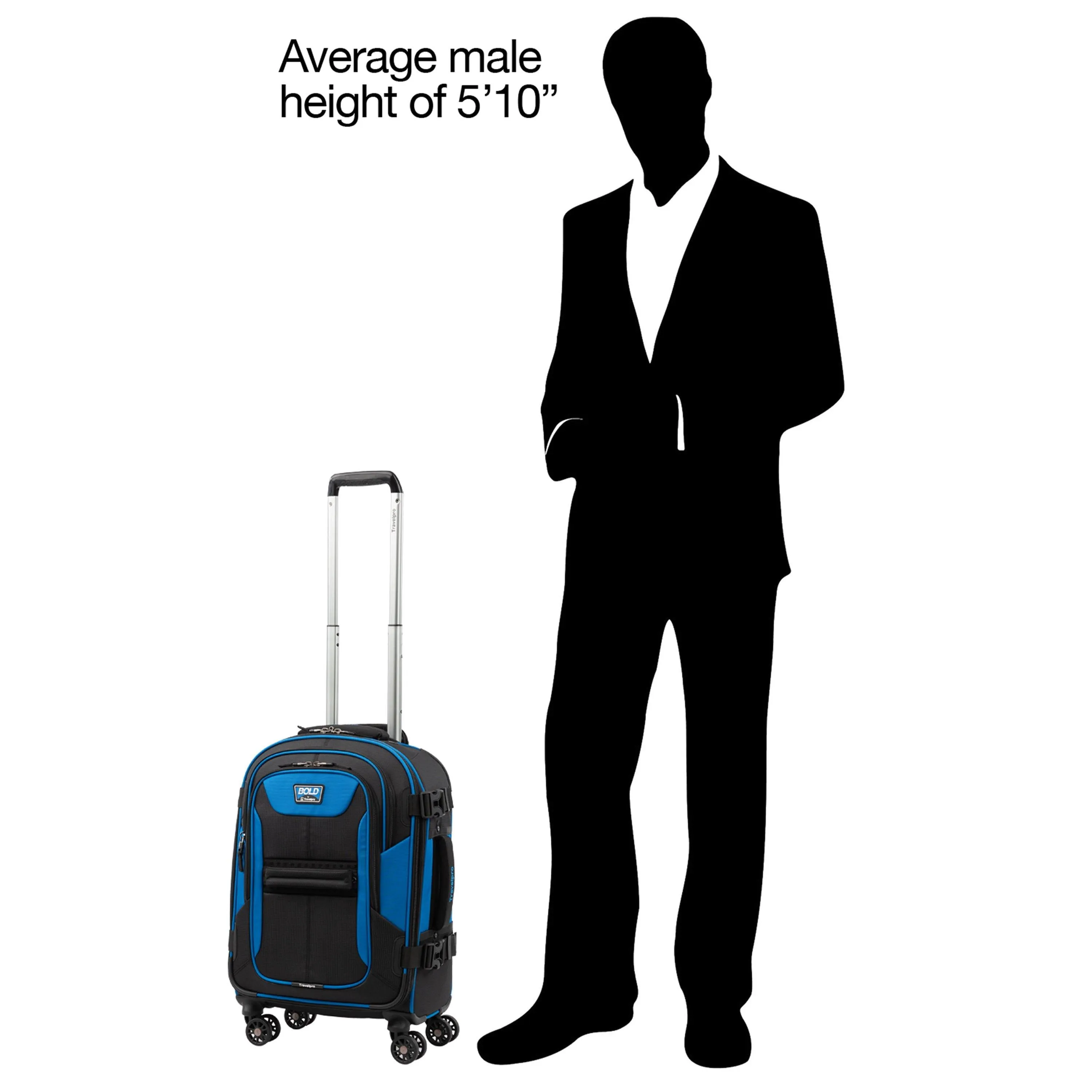 TravelPro Bold 21" 4-Wheel Carry-On Luggage