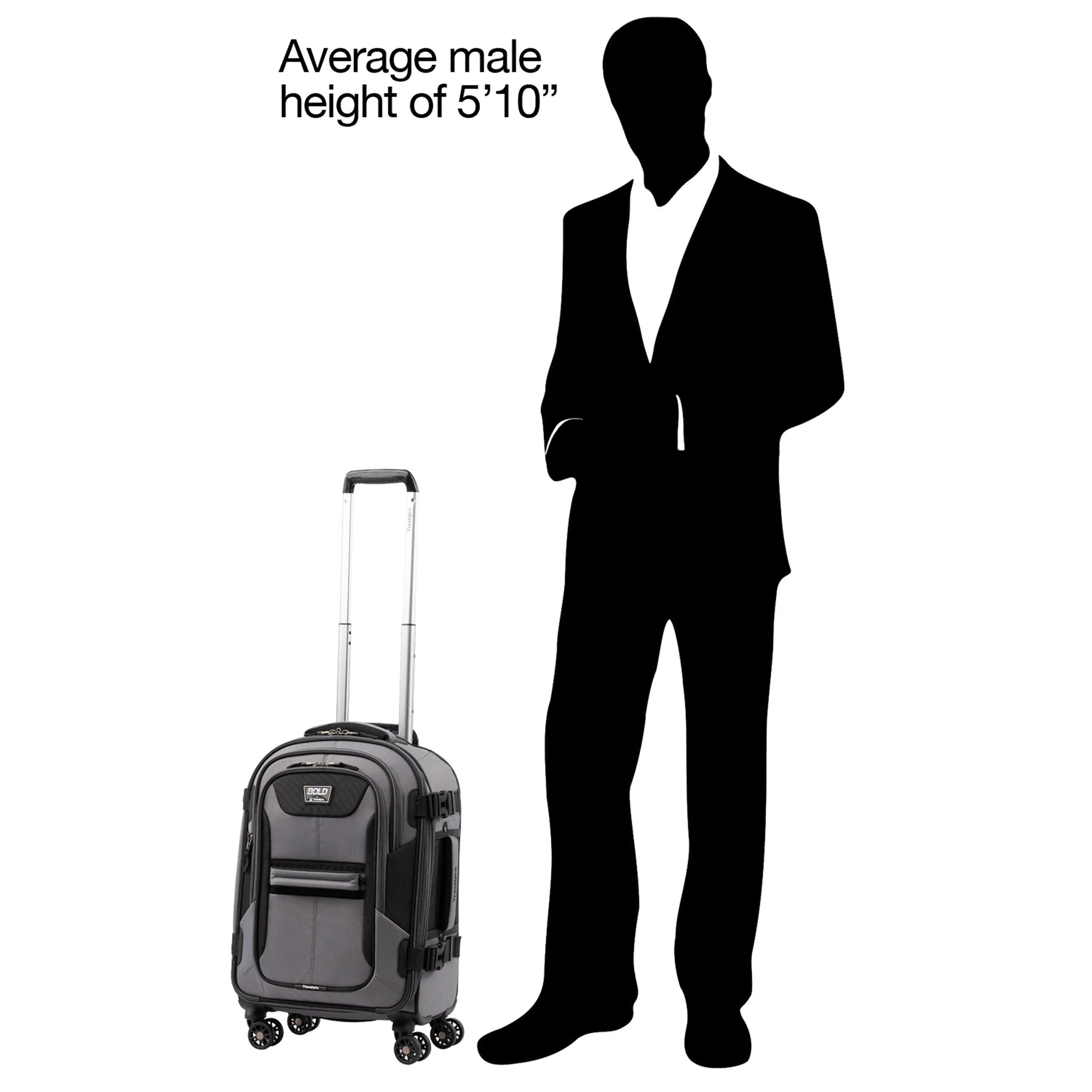 TravelPro Bold 21" 4-Wheel Carry-On Luggage