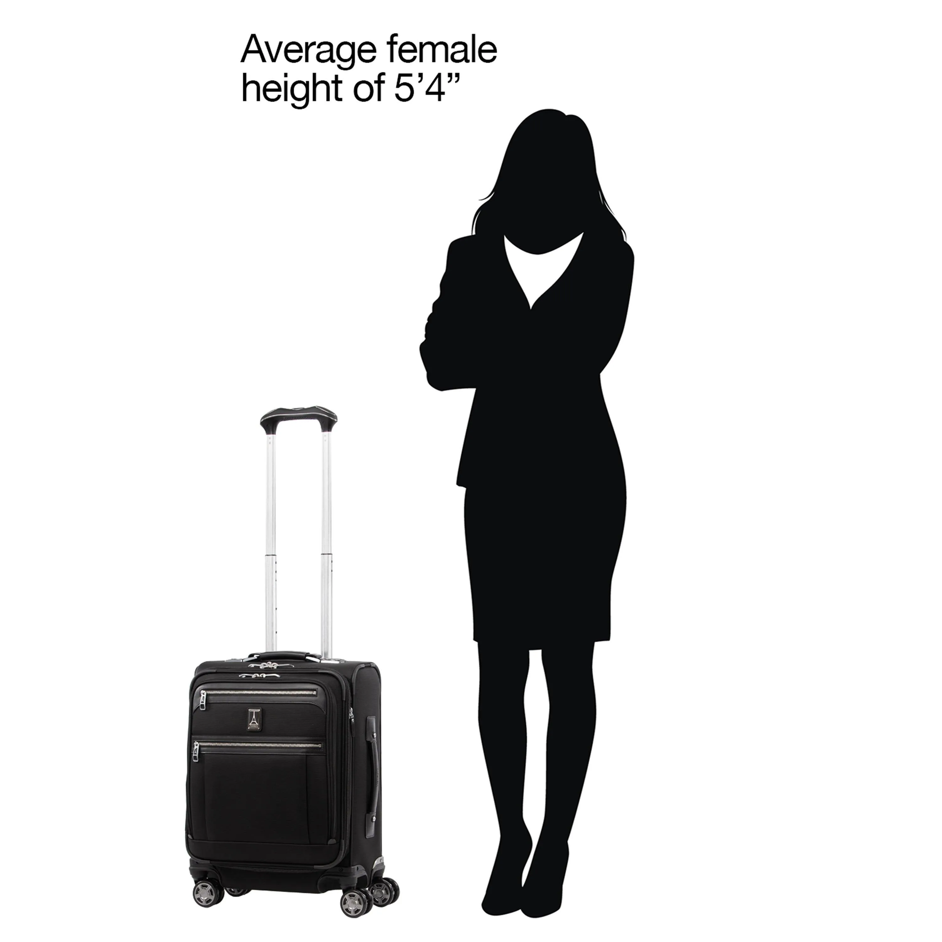 TravelPro Platinum Elite 19" 4-Wheel Carry-On Luggage
