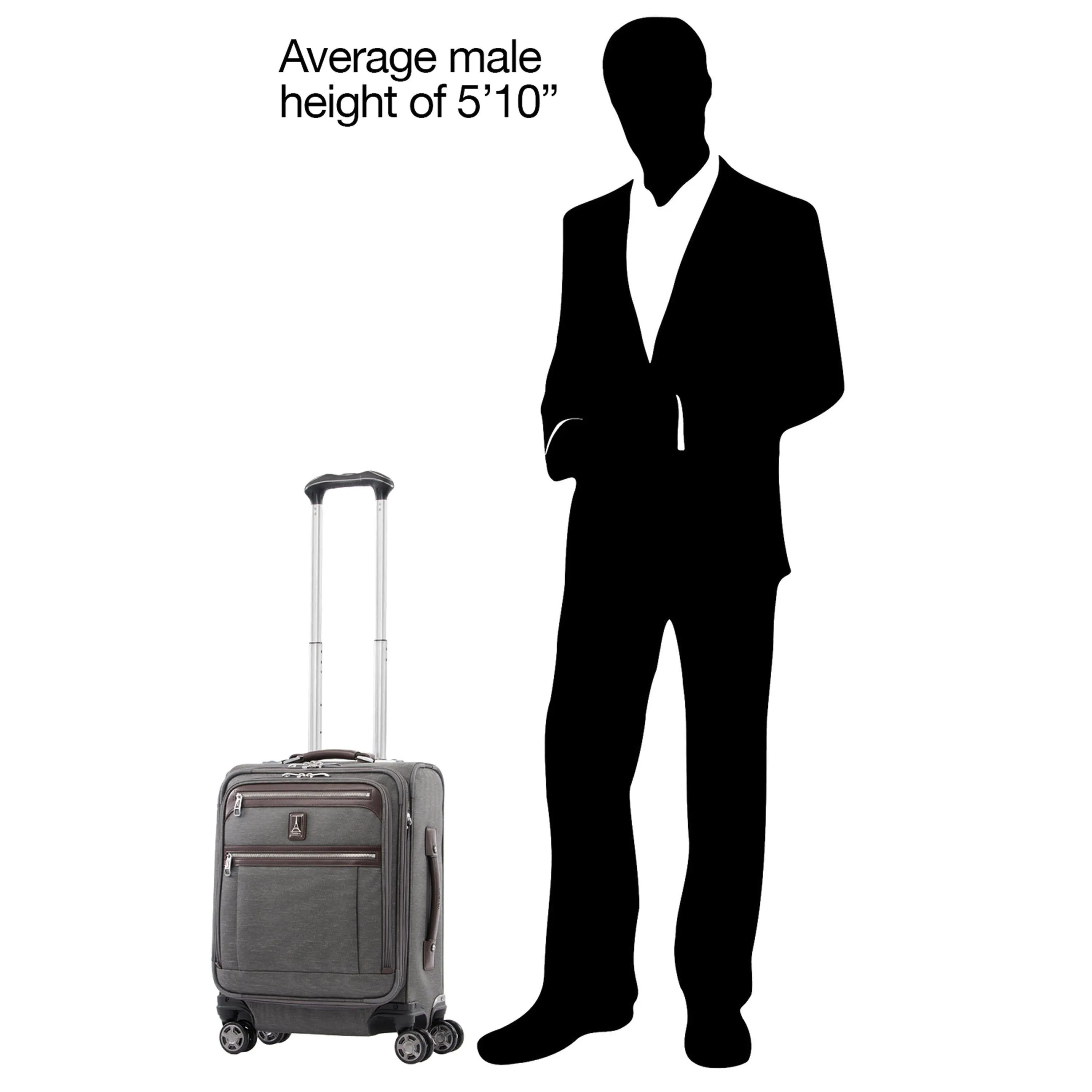 TravelPro Platinum Elite 19" 4-Wheel Carry-On Luggage