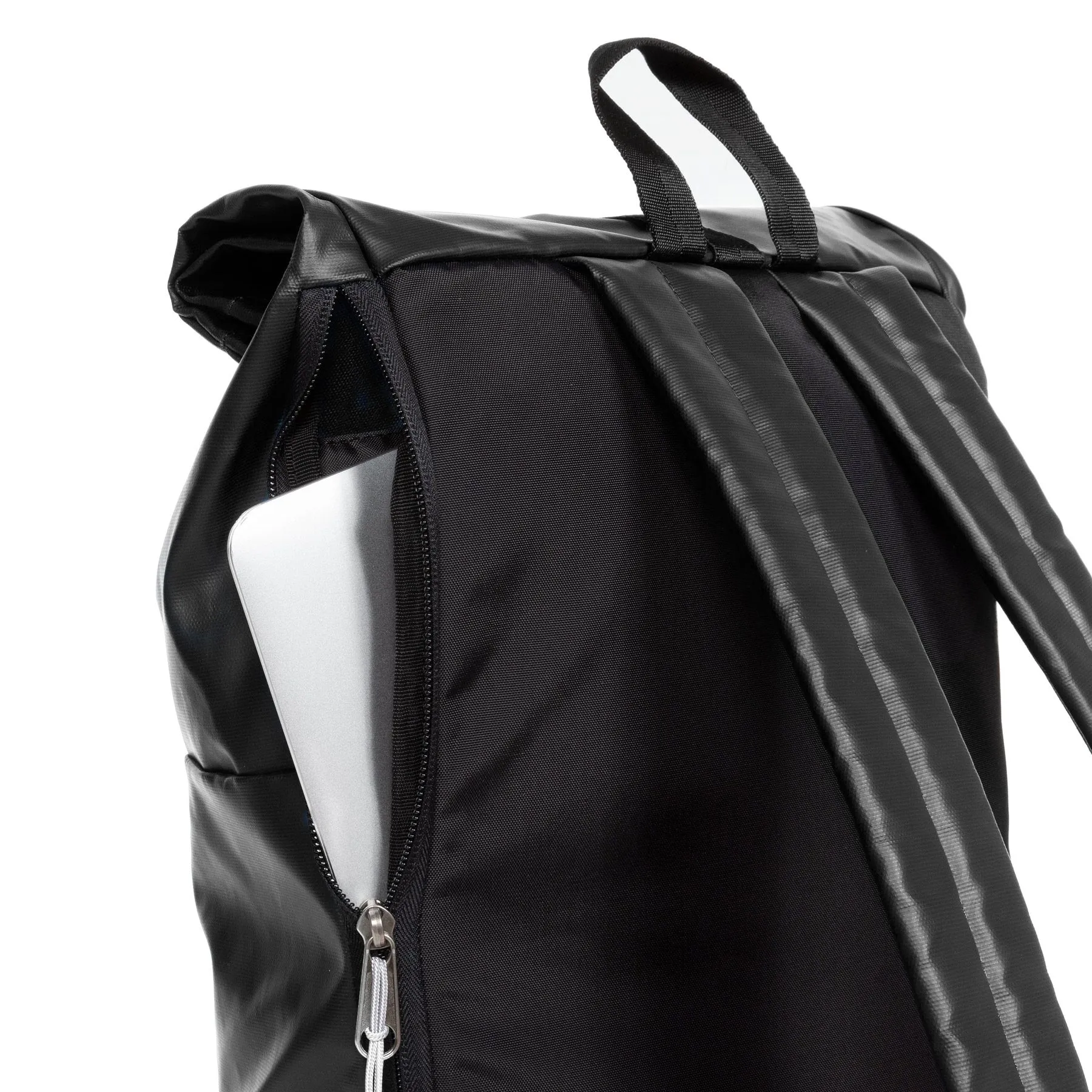 UP ROLL Medium backpack with laptop sleeve - Tarp Black (black)