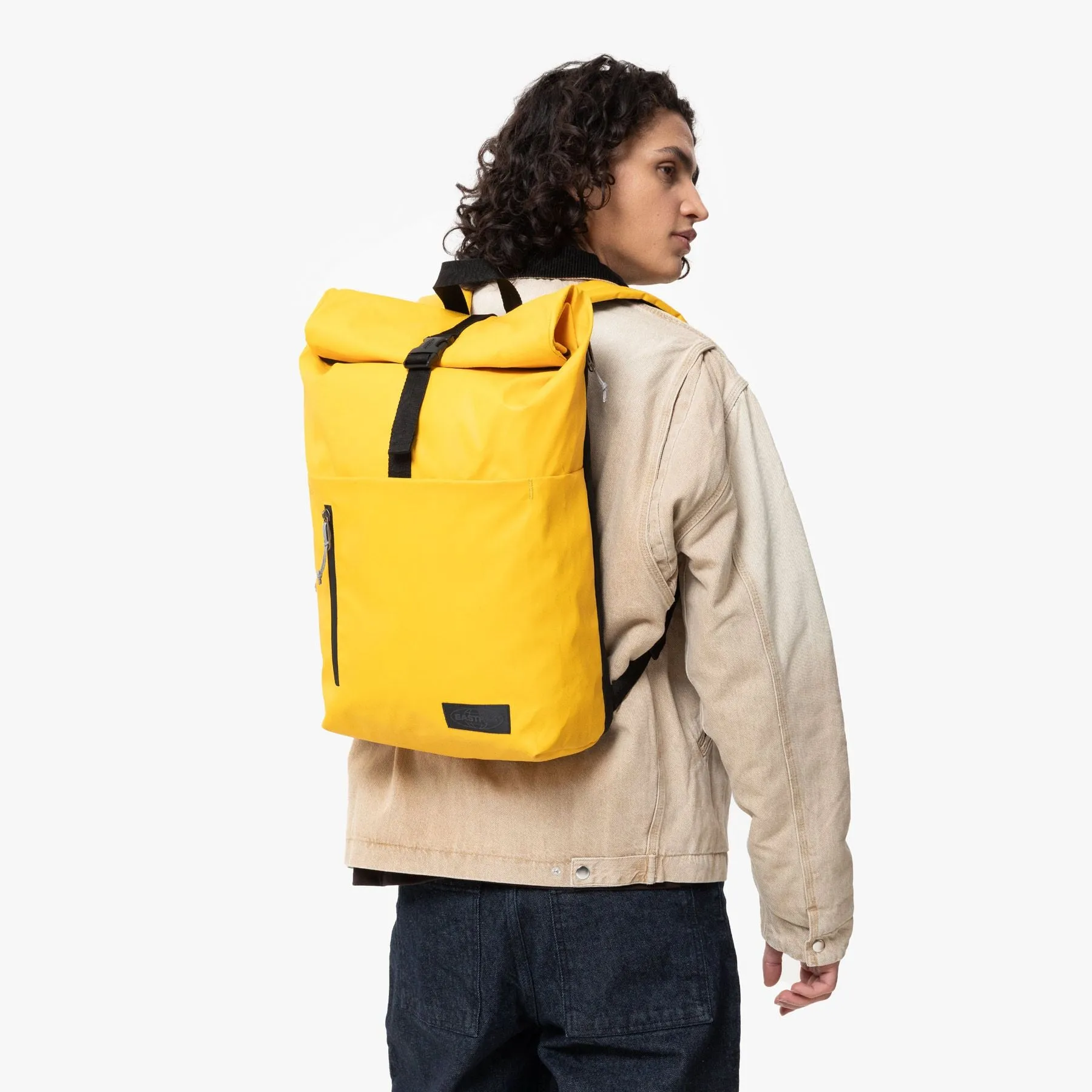UP ROLL Medium backpack with laptop sleeve - Tarp Yolk (yellow)