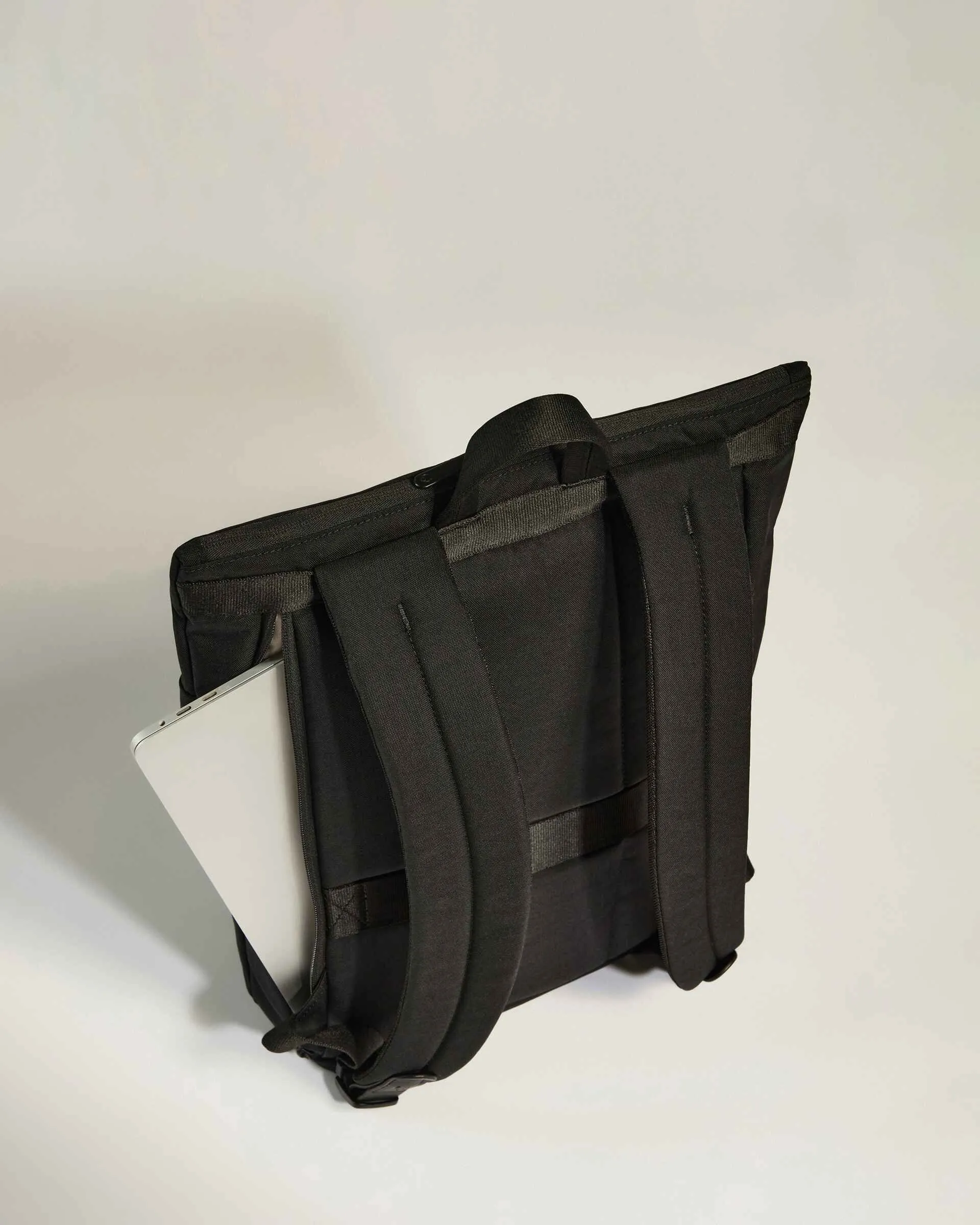 Urban Core Zip Top Backpack in Black