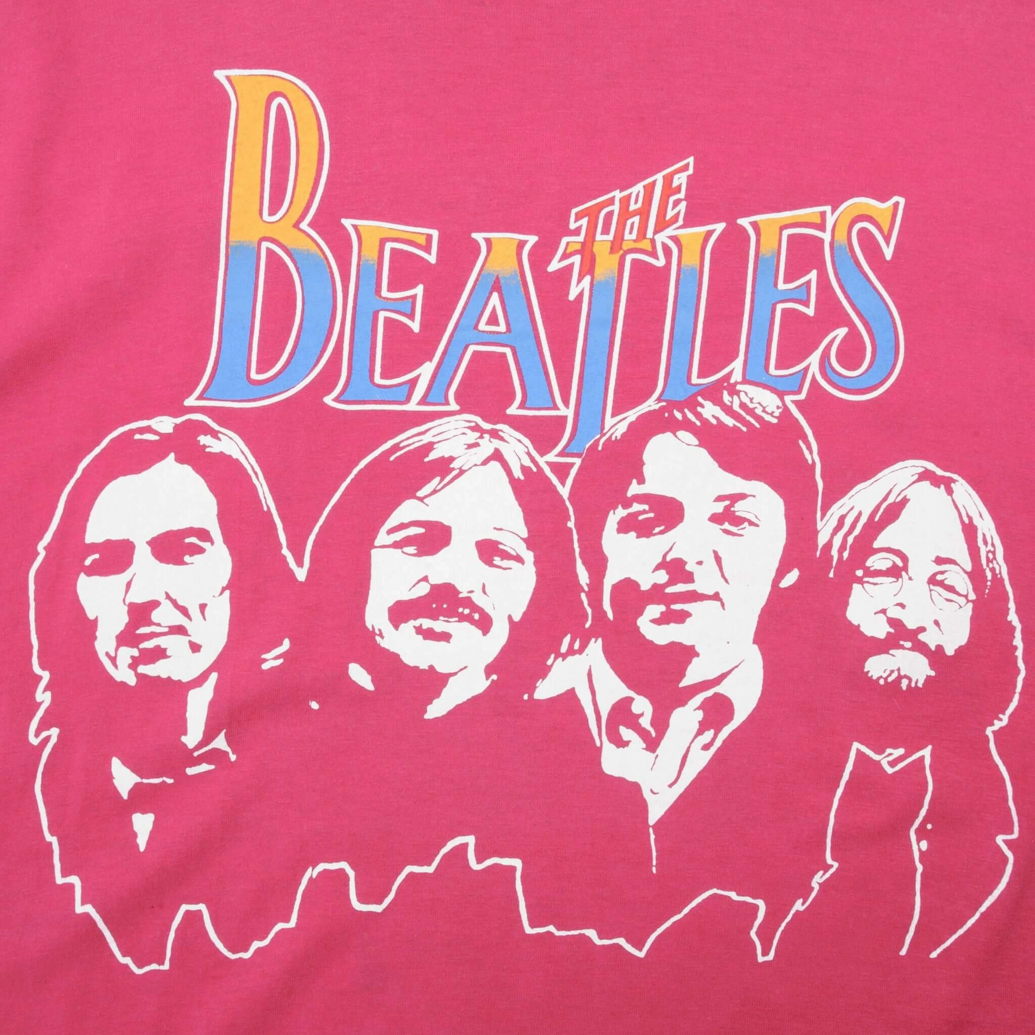 VINTAGE THE BEATLES TEE SHIRT SIZE MEDIUM 1980S MADE IN USA